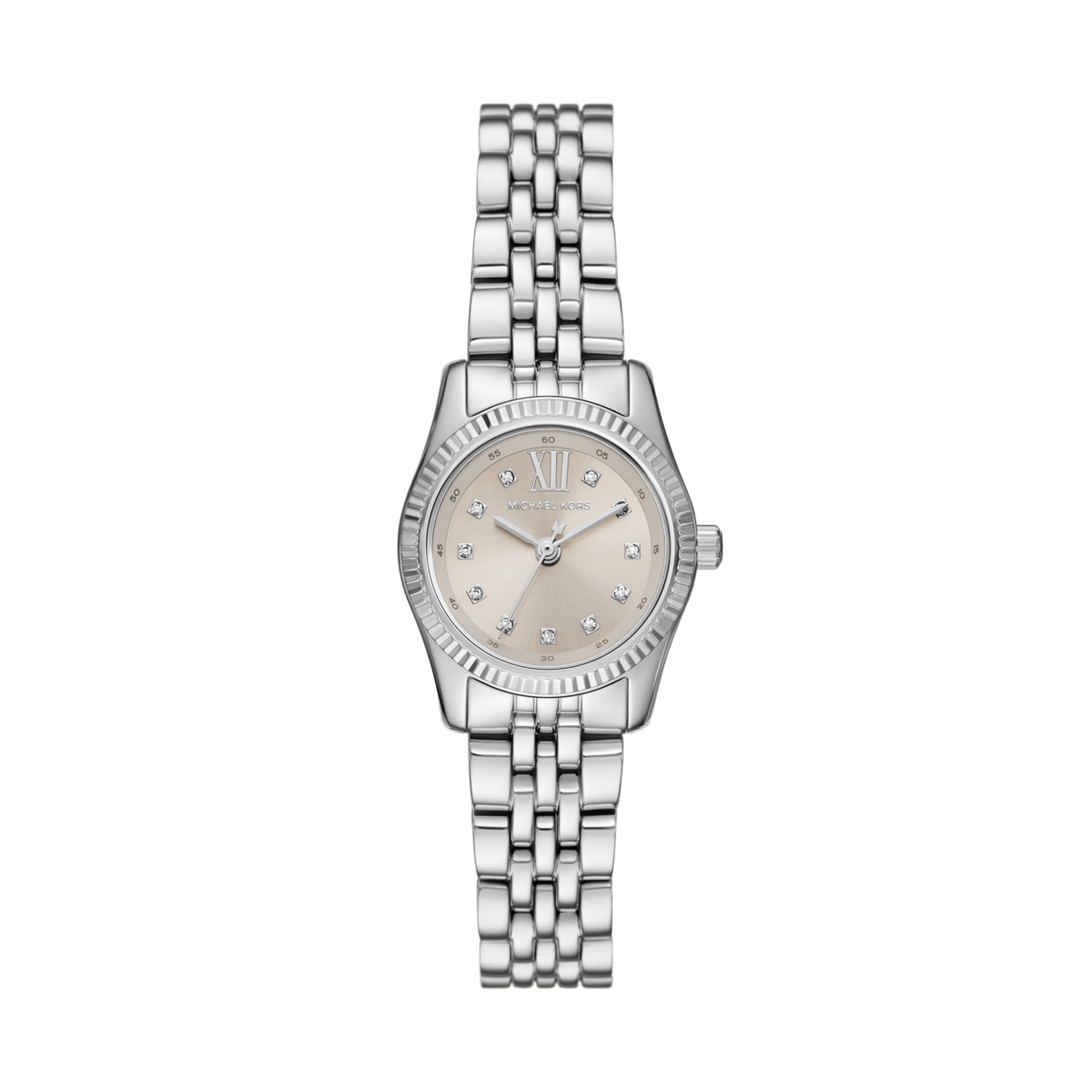 Women's Petite Lexington Pave Silver-Tone Watch