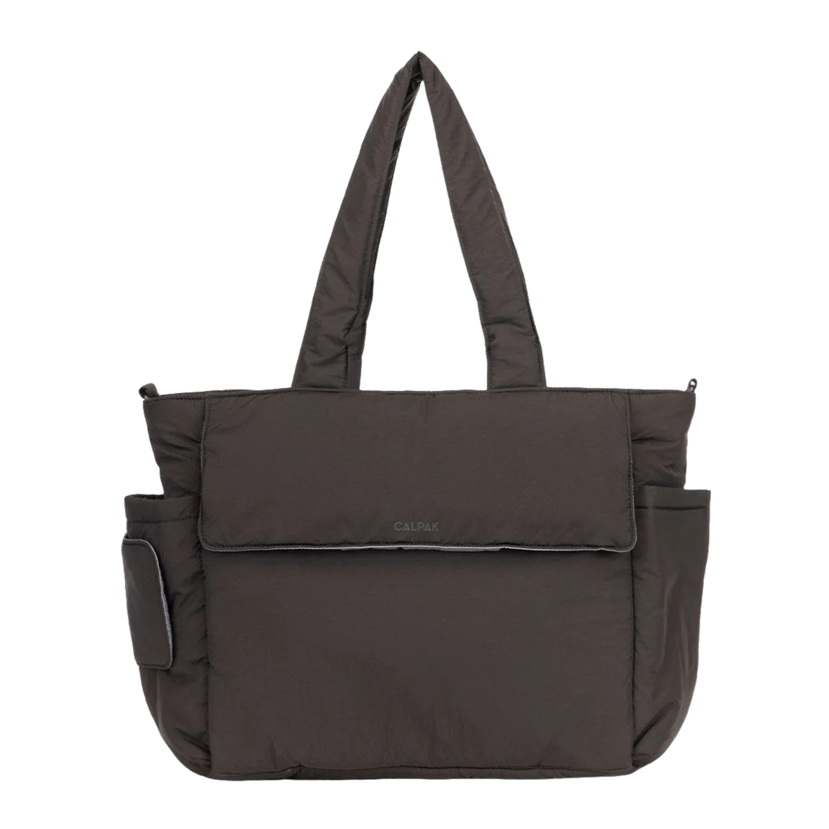 Diaper Tote Bag with Laptop Sleeve - Black