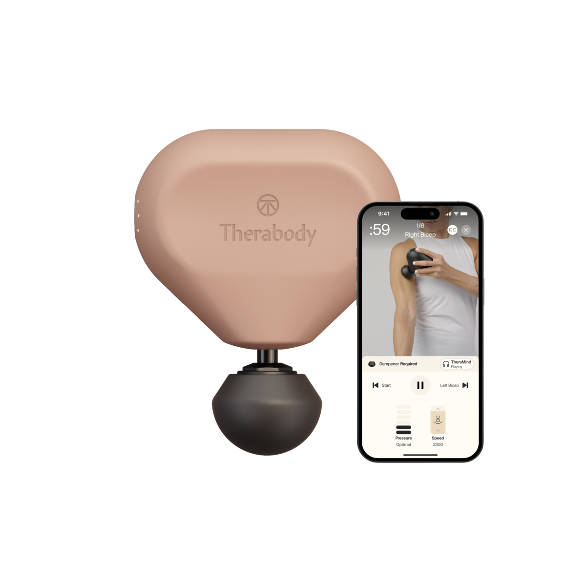 Theragun Mini (3rd Generation) - Desert Rose