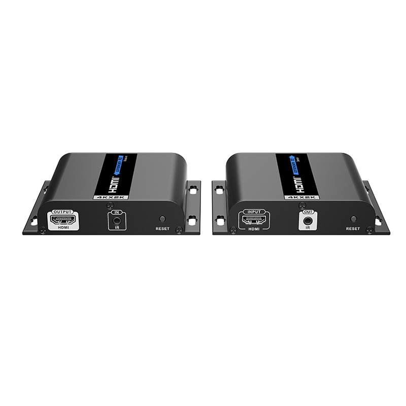 4Kx2K@30Hz HDbitT HDMI Over IP CAT5/5E/6/7 Extender up to 120m transmitter and Receiver Kit _Support One to One/One to many