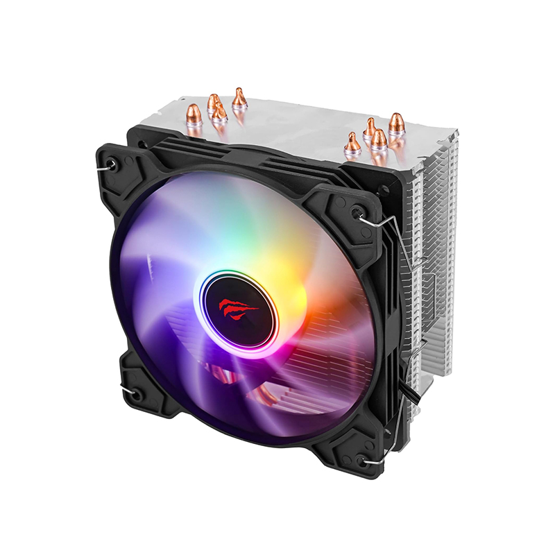 Havit F2003 120mm RGB LED Lighting CPU Air Cooler Fan for Intel and AMD Socket