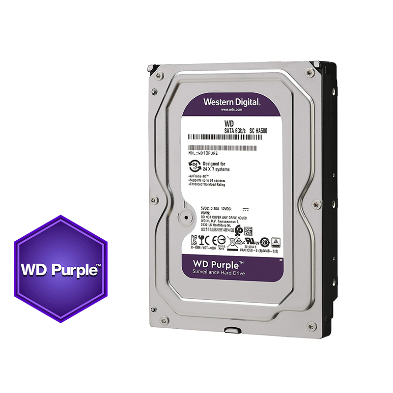 Western Digital WD Purple 8TB Surveillance 3.5 Inch Hard Disk Drive