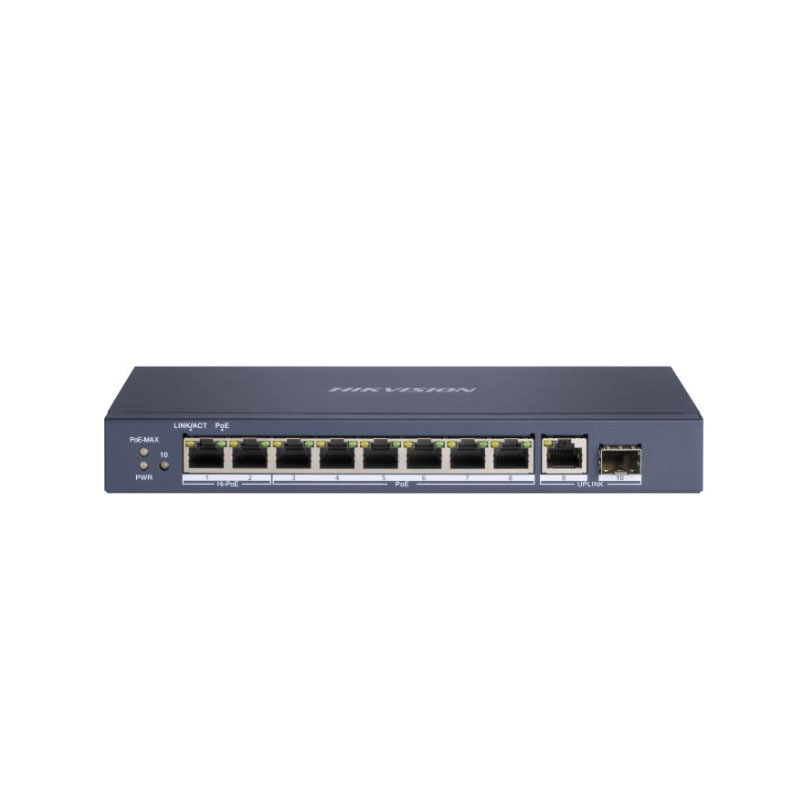 Hikvision DS-3E0510HP-E 8 Port Gigabit Unmanaged POE Switch