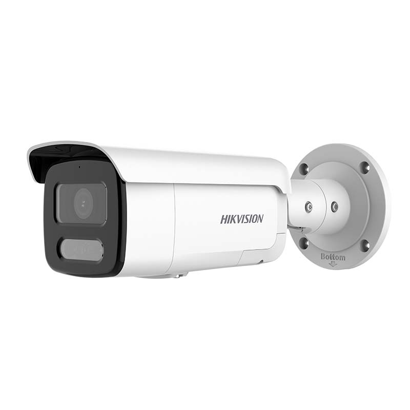 Hikvision DS-2CD2T47G2-LSU/SL 4MP ColorVu Strobe Light and Audible Warning Fixed Bullet Network Camera