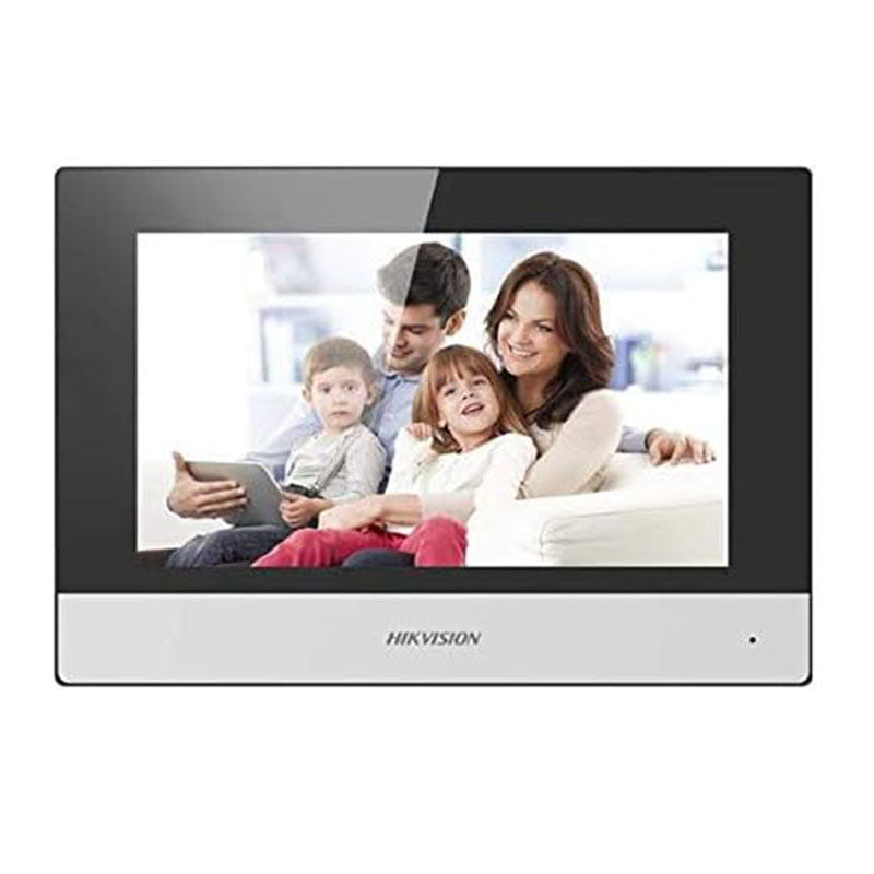 Hikvision DS-KH6320-WTE1  7" Touchscreen Video Intercom Indoor Station