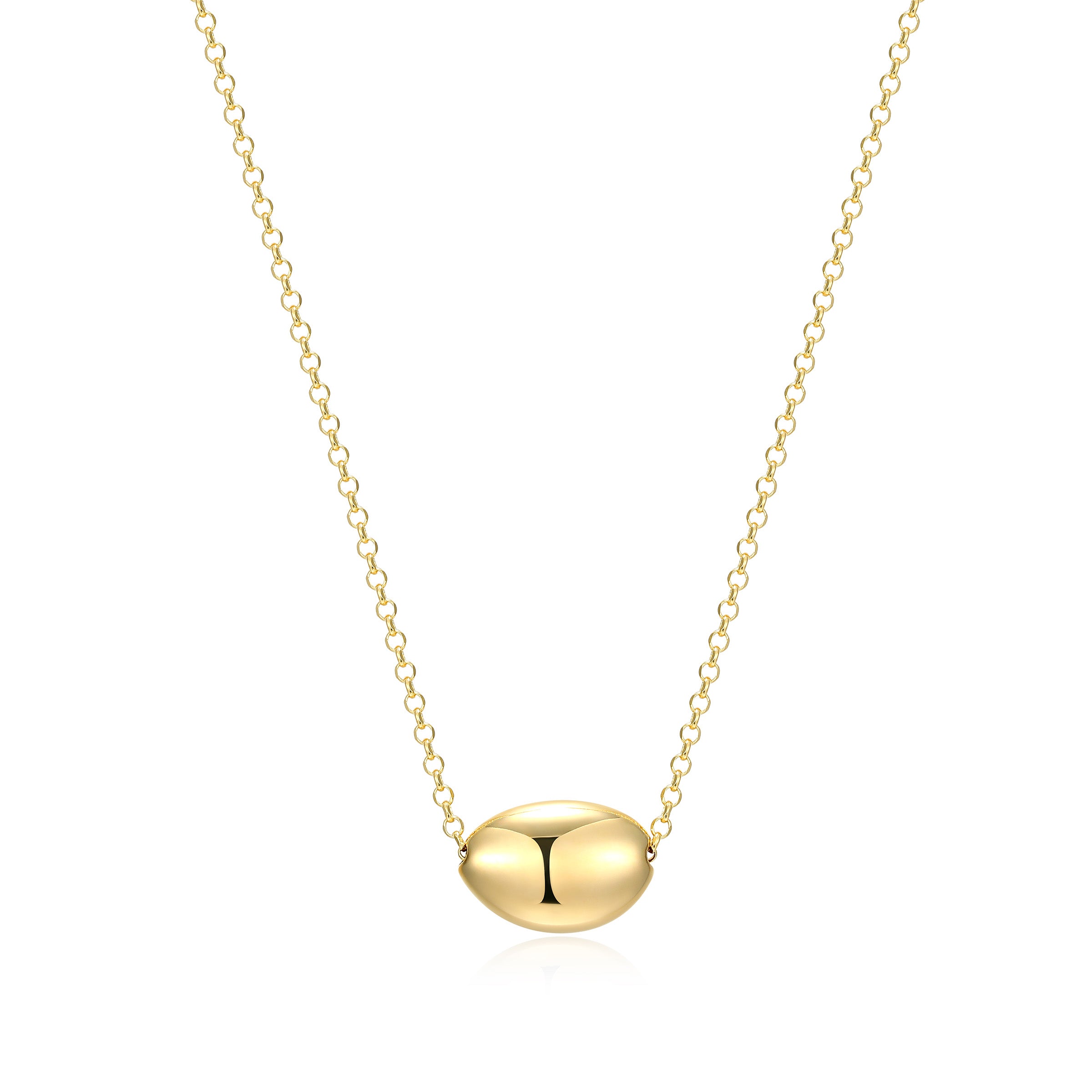 Ss Gp40 Neck No Stone 1.2Mm Faceted Rolo Chain 16" Ext 2"