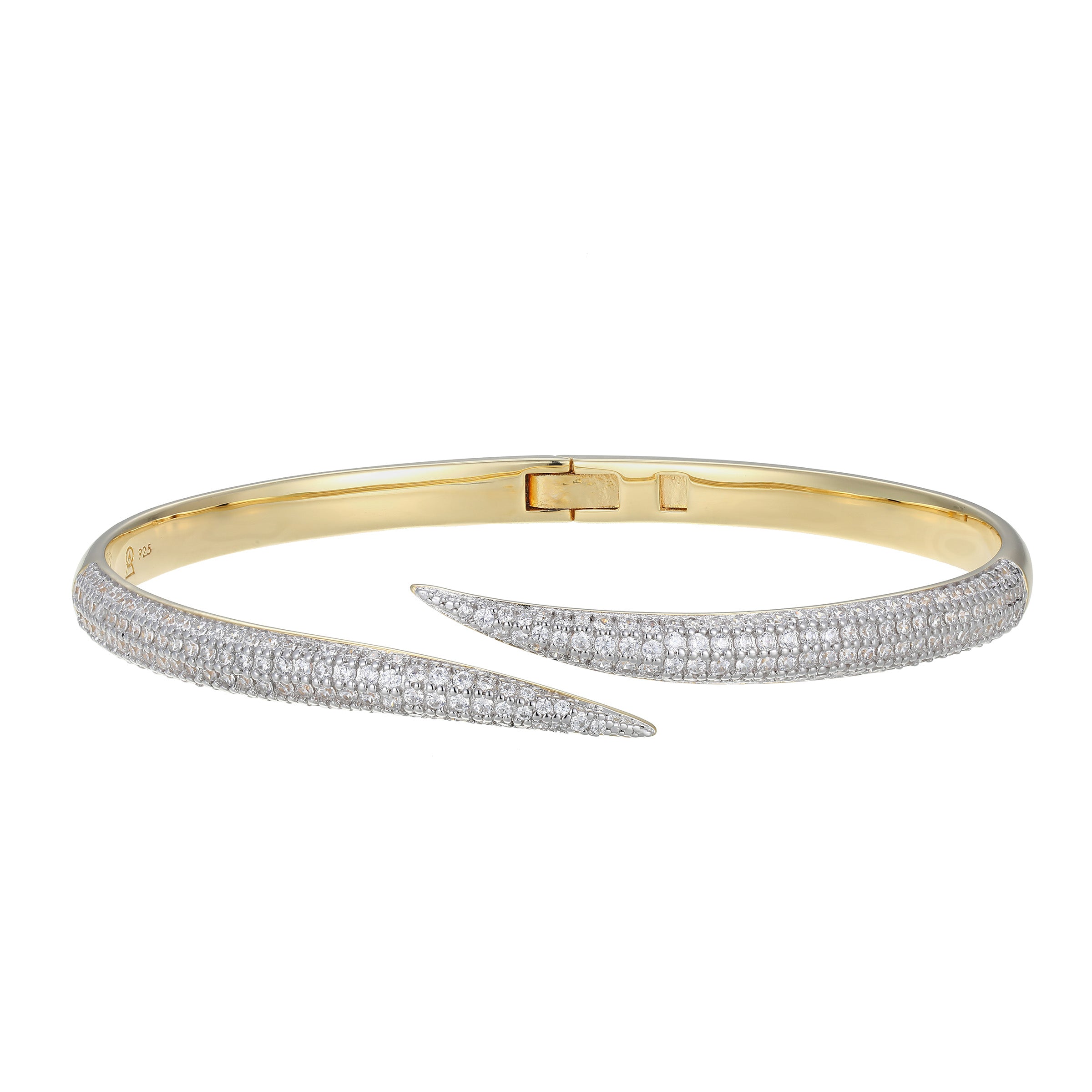 MB0131 - Wave Lab-Created Diamond Bangle