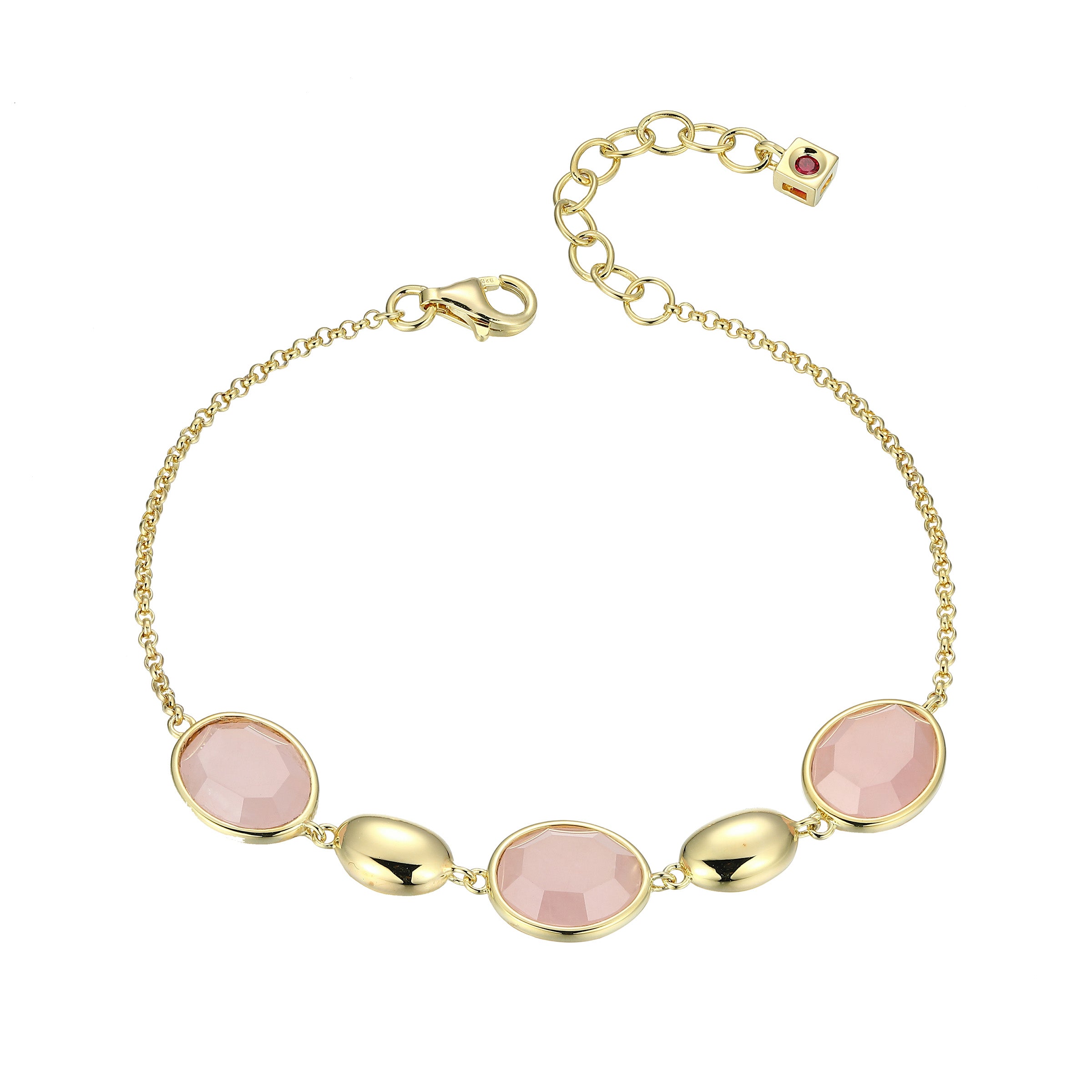 LB0240 - Riviere Rose Quartz Bracelet