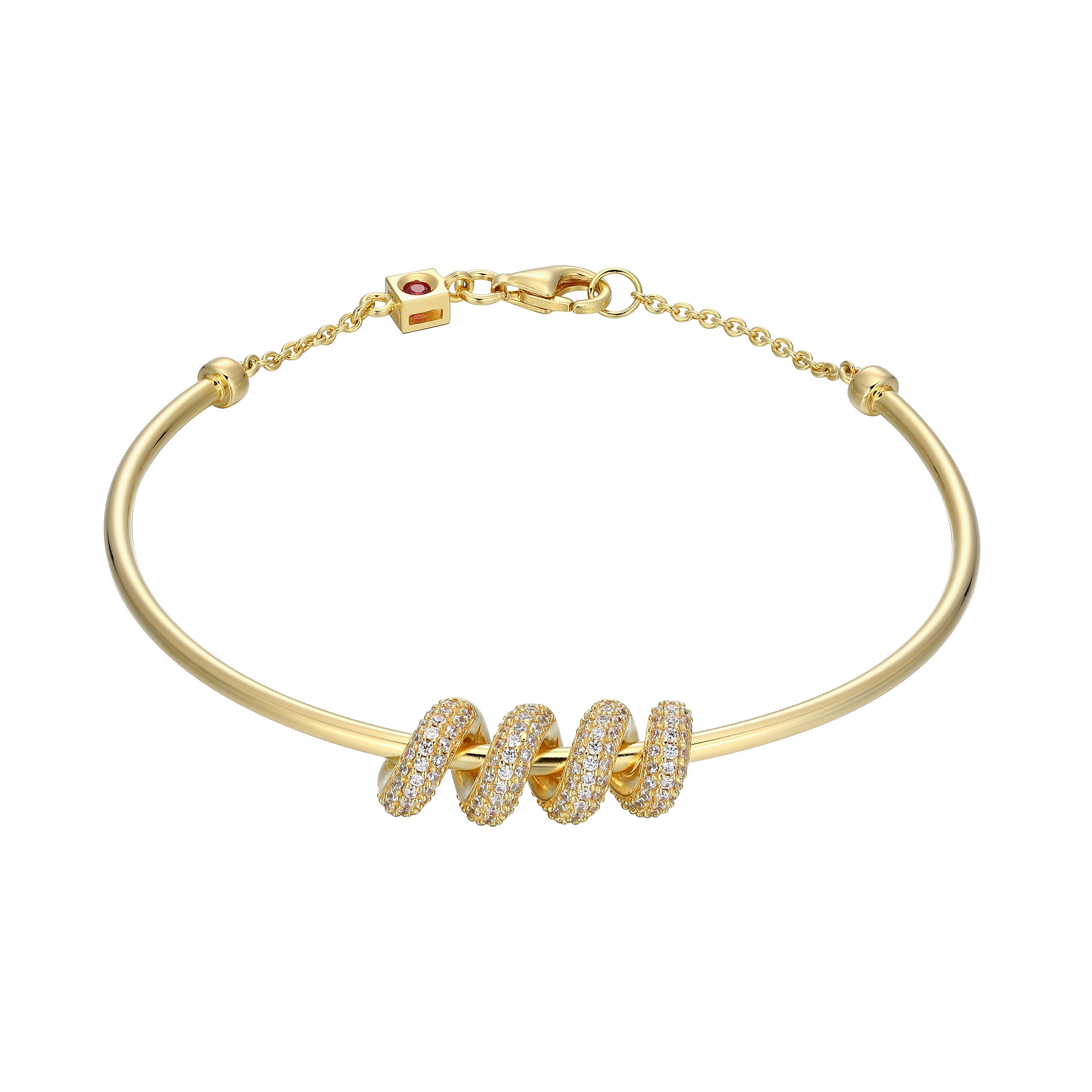 LB0244 - Eternal Twist Cuff Bracelet