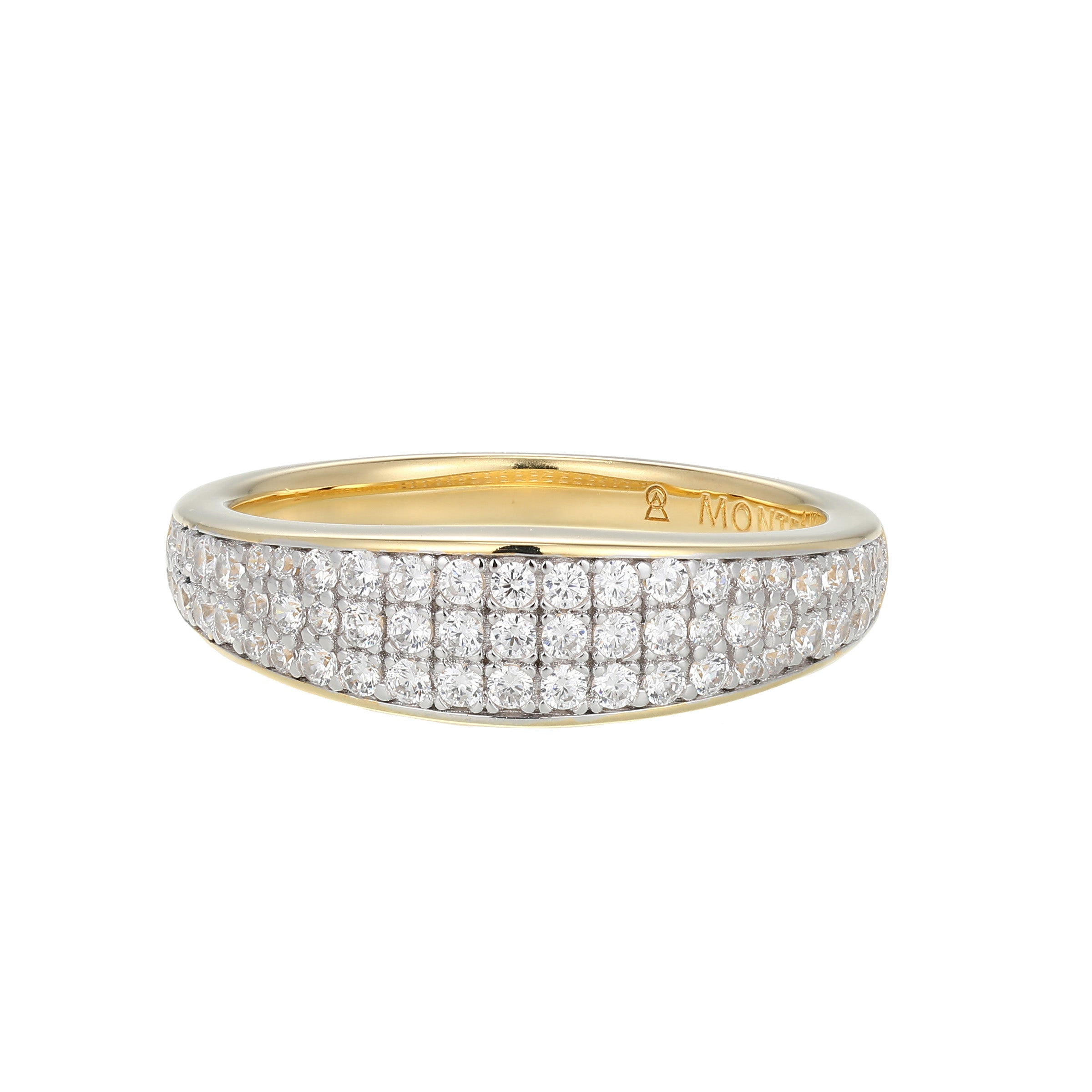 MR0124 - Timeless Tapered Lab-Created Diamond Ring - Size 6