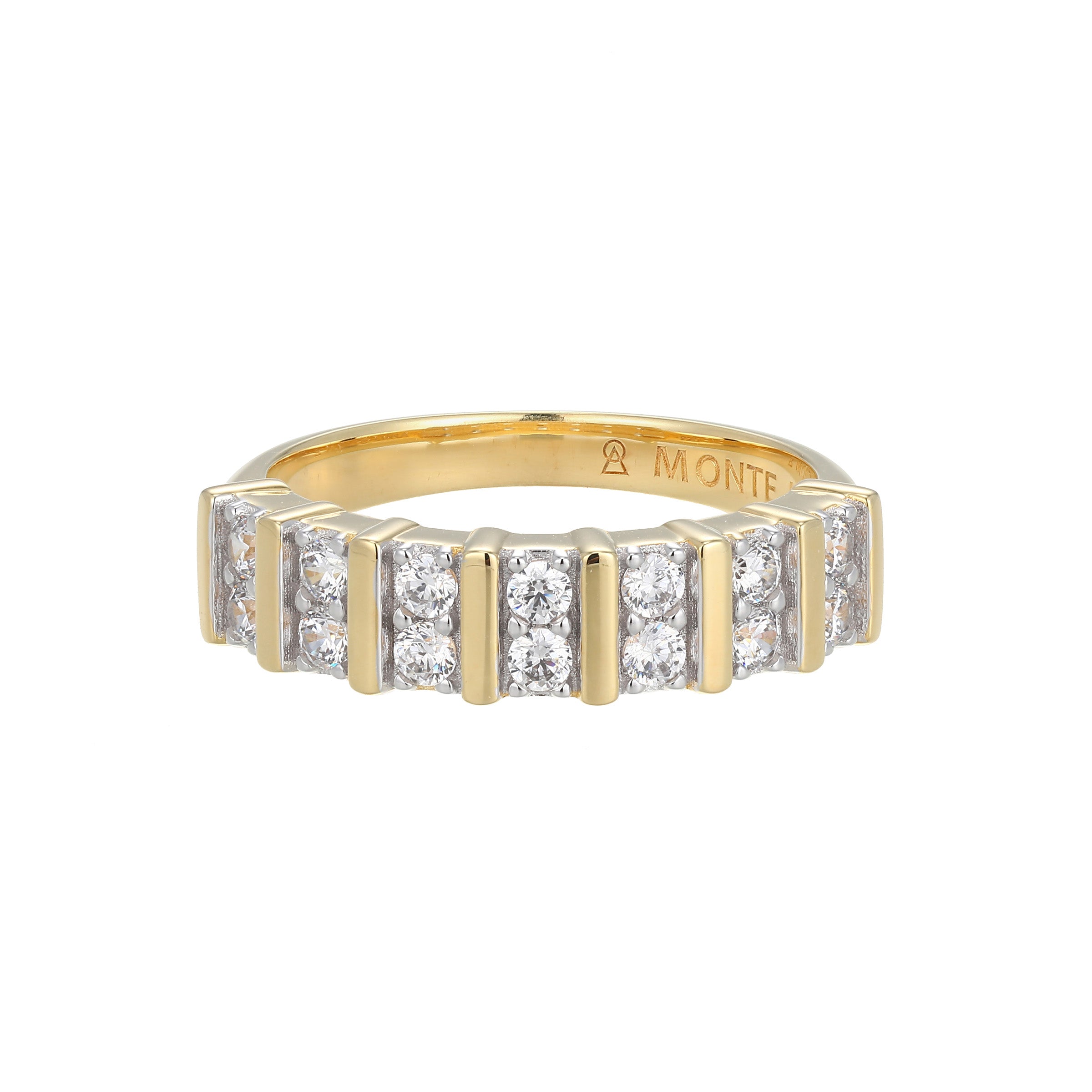 MR0129 - Timeless Channel Set Lab-Created Diamond Ring - Size 9