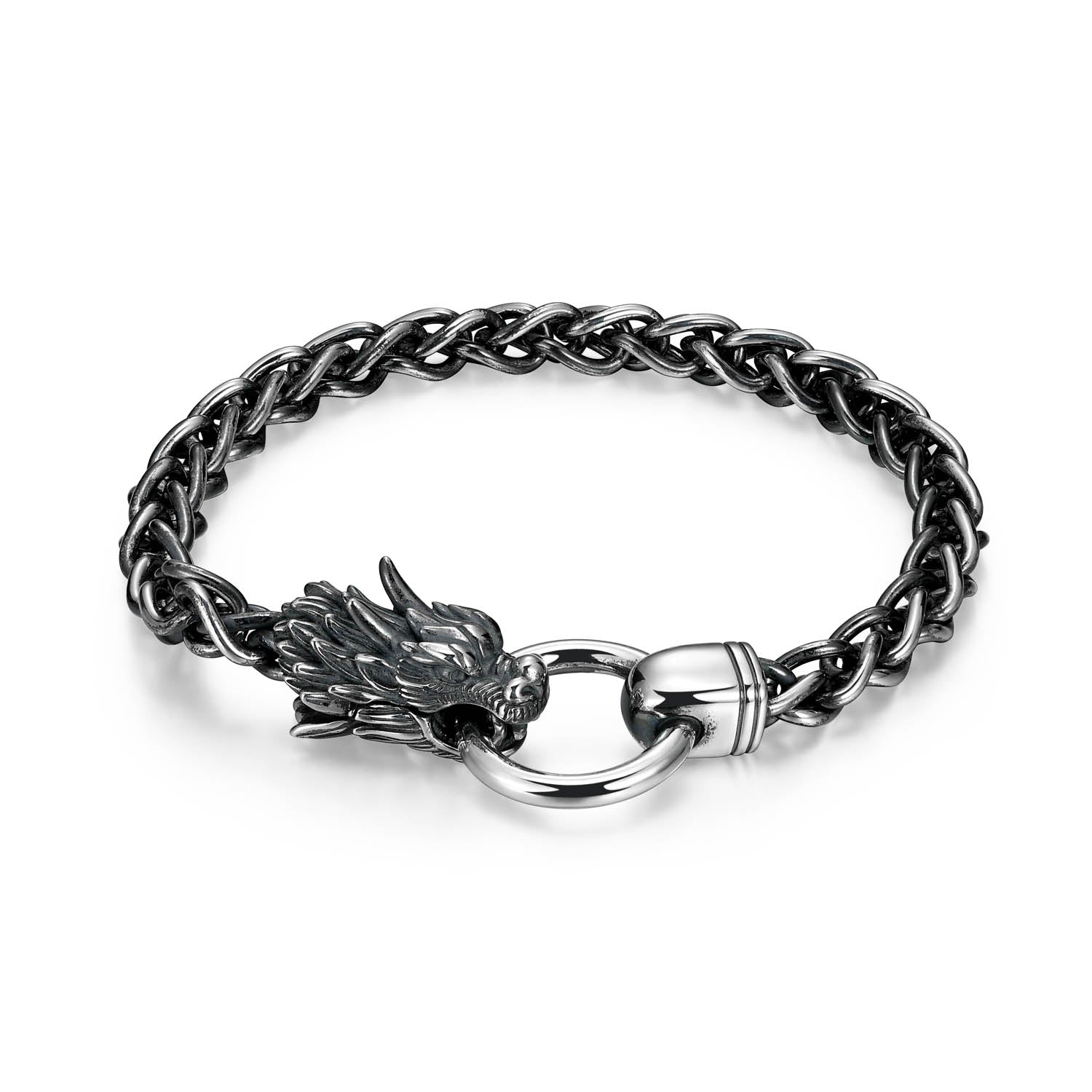 UB0043 - Dark Reign Oxidized Finish Sterling Silver Bracelet