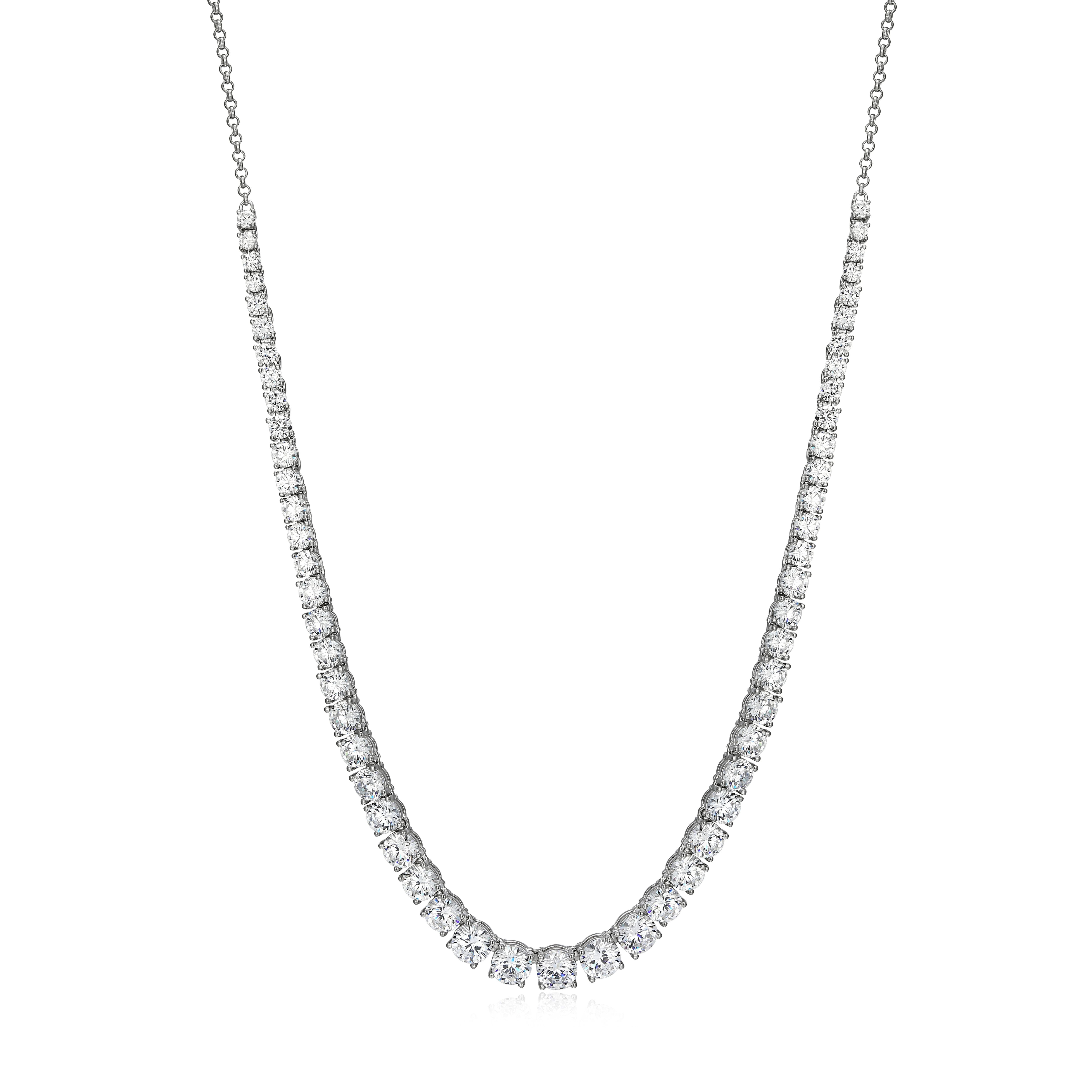 RN0211 - Graduated CZ Necklace
