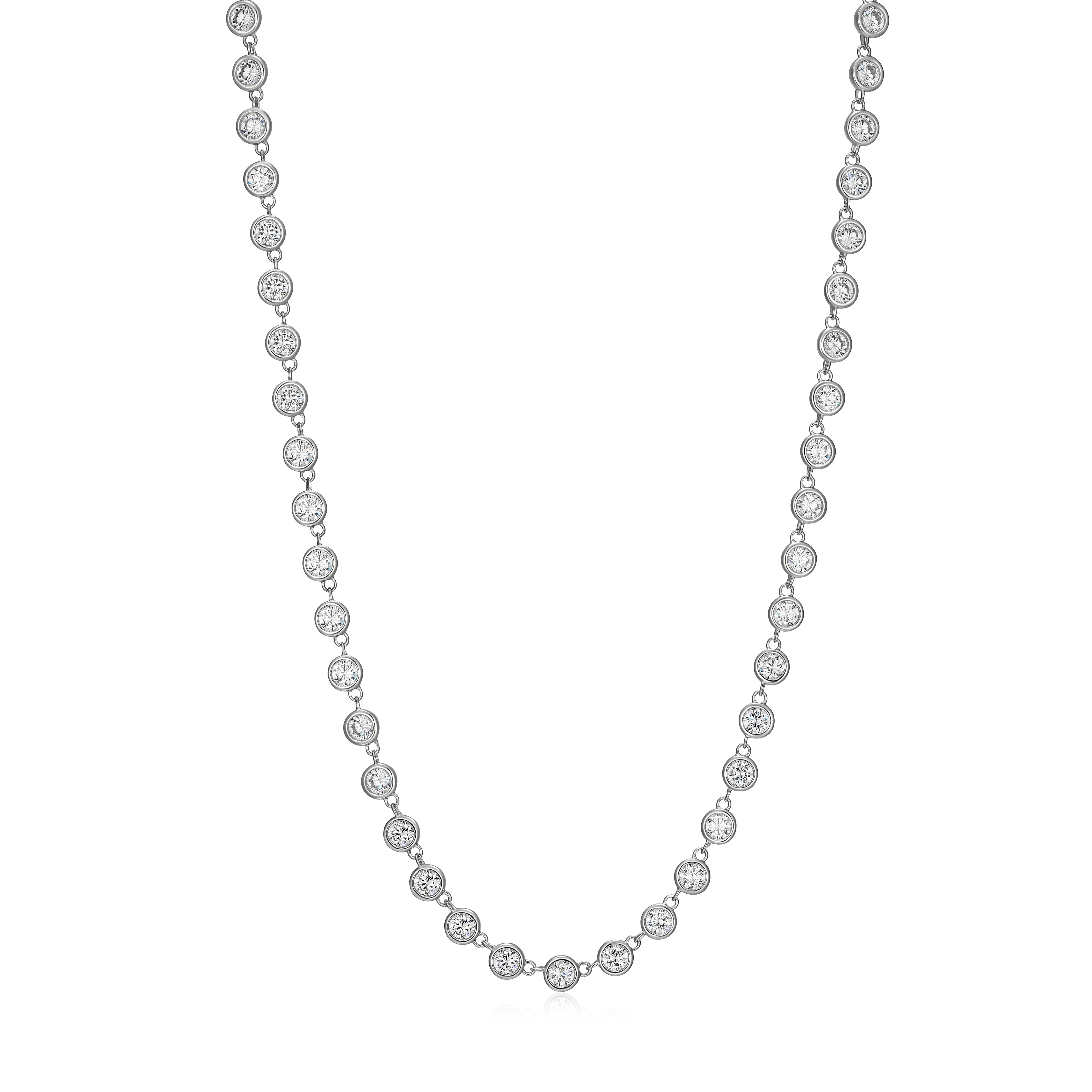 RN0194 - Station CZ Necklace