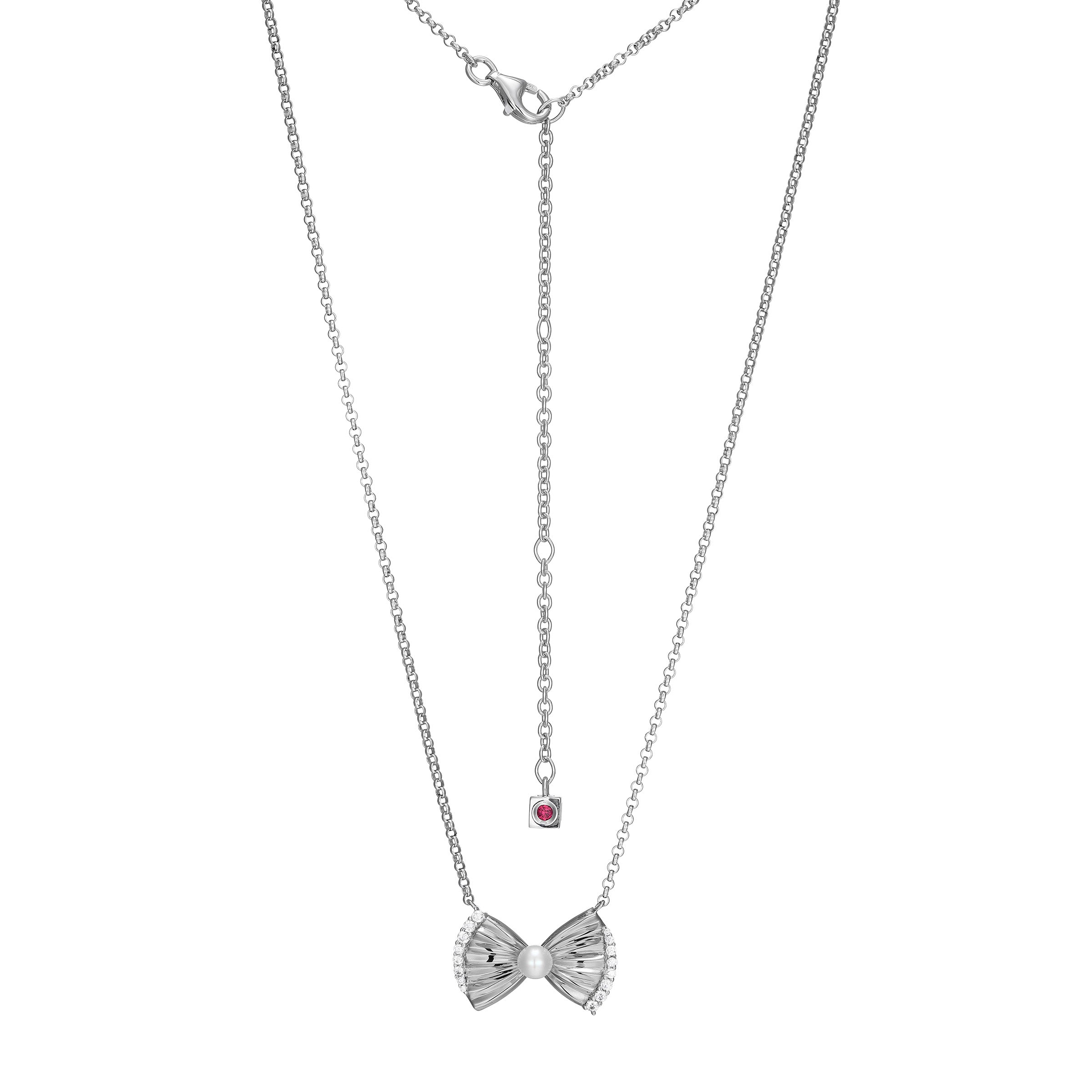 LN0260 - Butterfly Freshwater Pearl Necklace