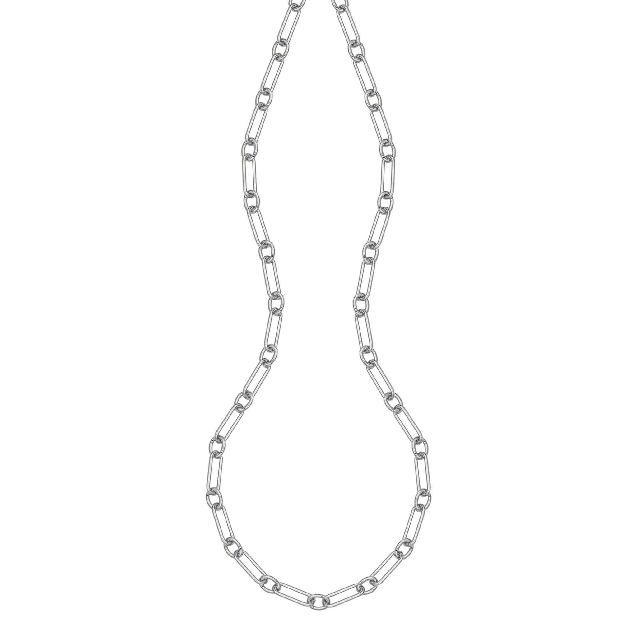 With Its Streamlined Silhouette And Subtle Circular Accents, This Silver Necklace From The Garnier Link Collection Fuses Modern Minimalism With Classic Elegance, Making It The Ideal Finishing Touch To Any Ensemble.