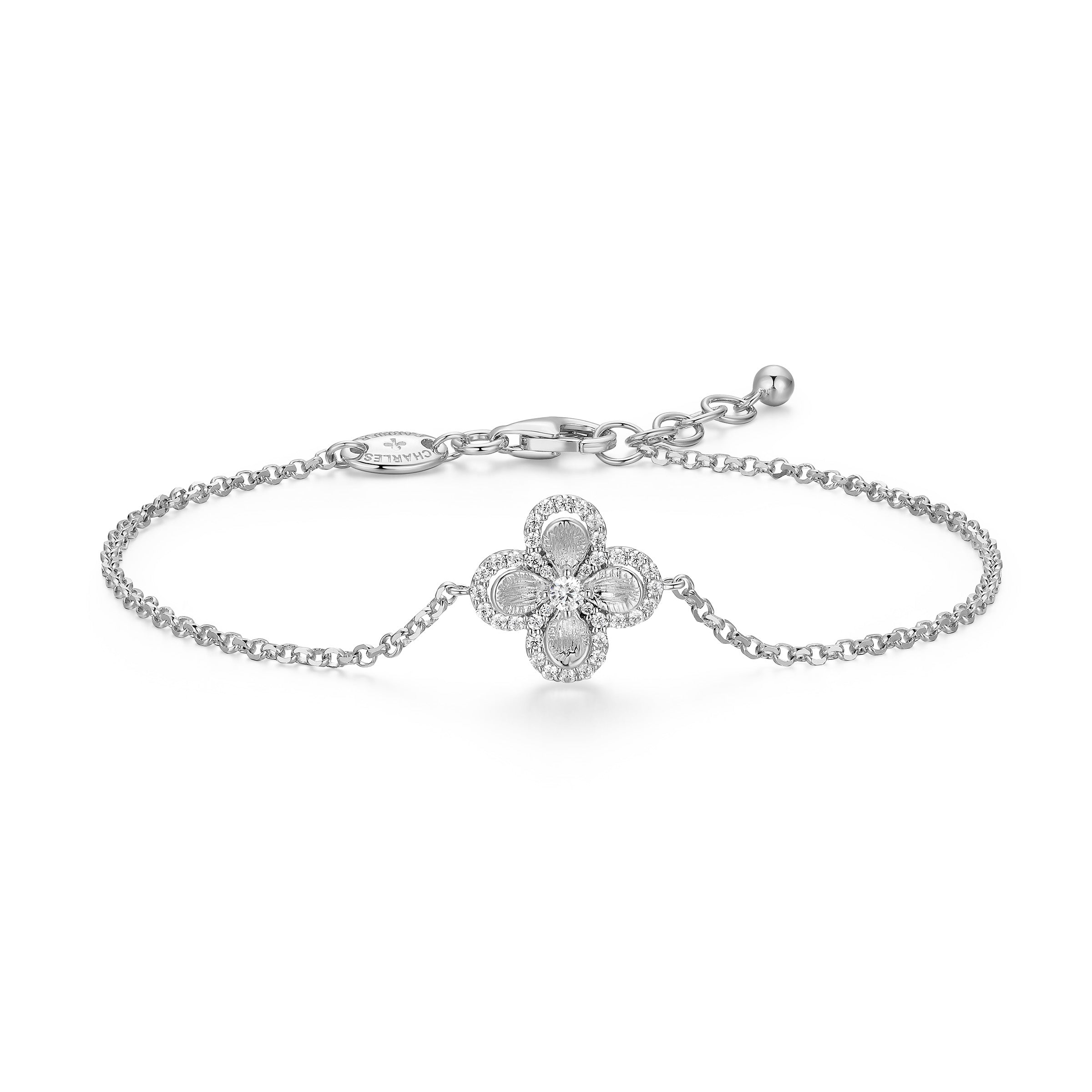 CB0204 - Flower Clover Bracelet