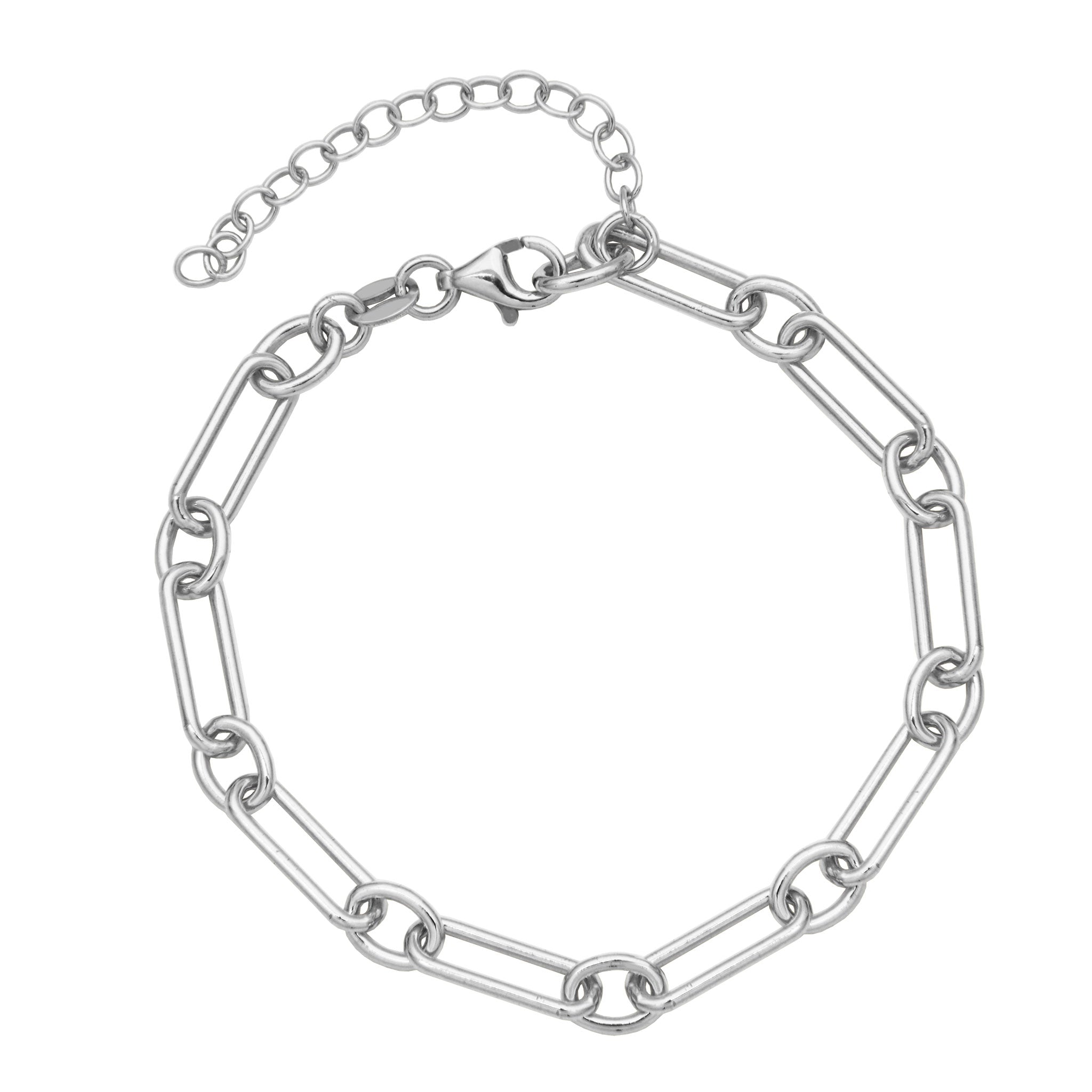 A Minimalist Style That Catches The Eye, This Modern Bracelet From The Garnier Link Collection Features Paperclip-Style Links, Creating A Sleek Design. Reflecting A Contemporary Aesthetic, It Adds Confident Polish And A Unique Touch To Any Outfit.
