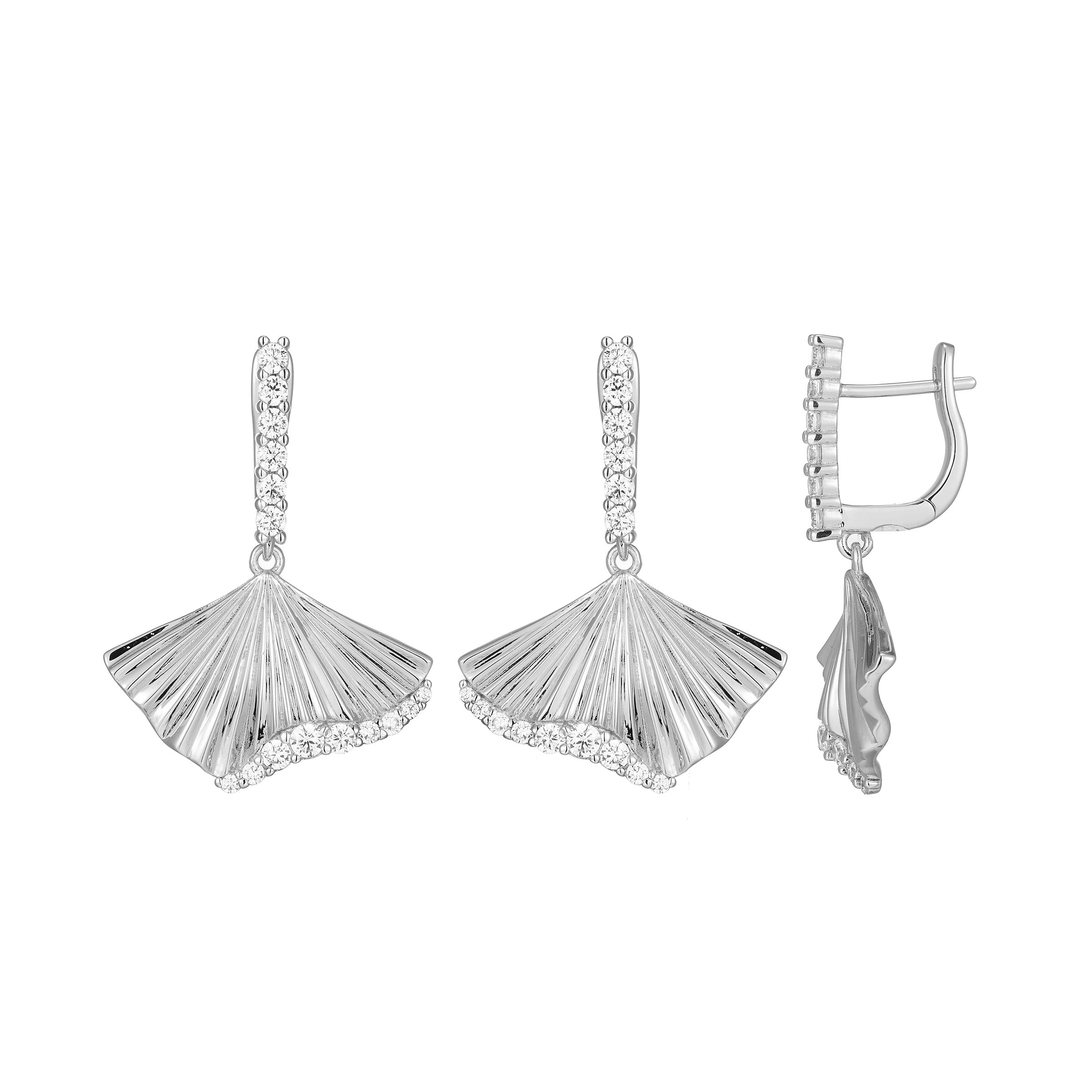 LE0258 - Butterfly Flutter Drop Earrings
