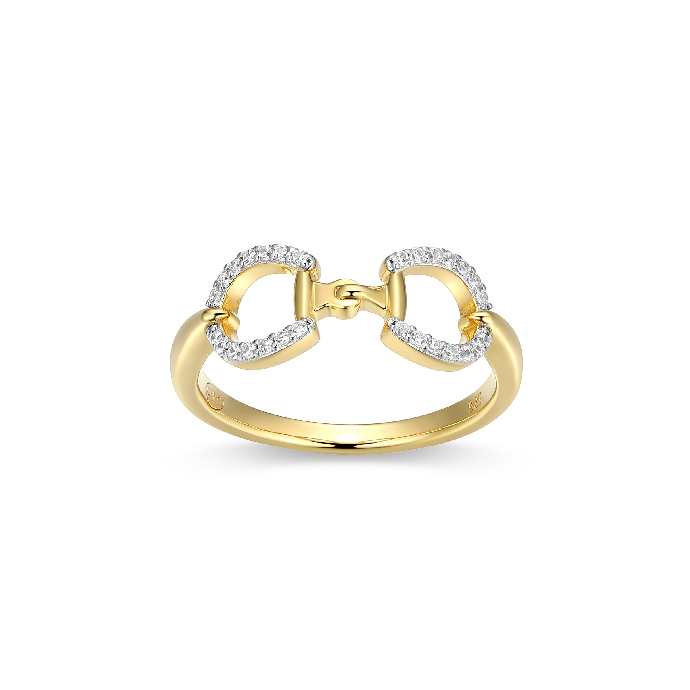 CR0210 - Double Equestra Ring - Size 9