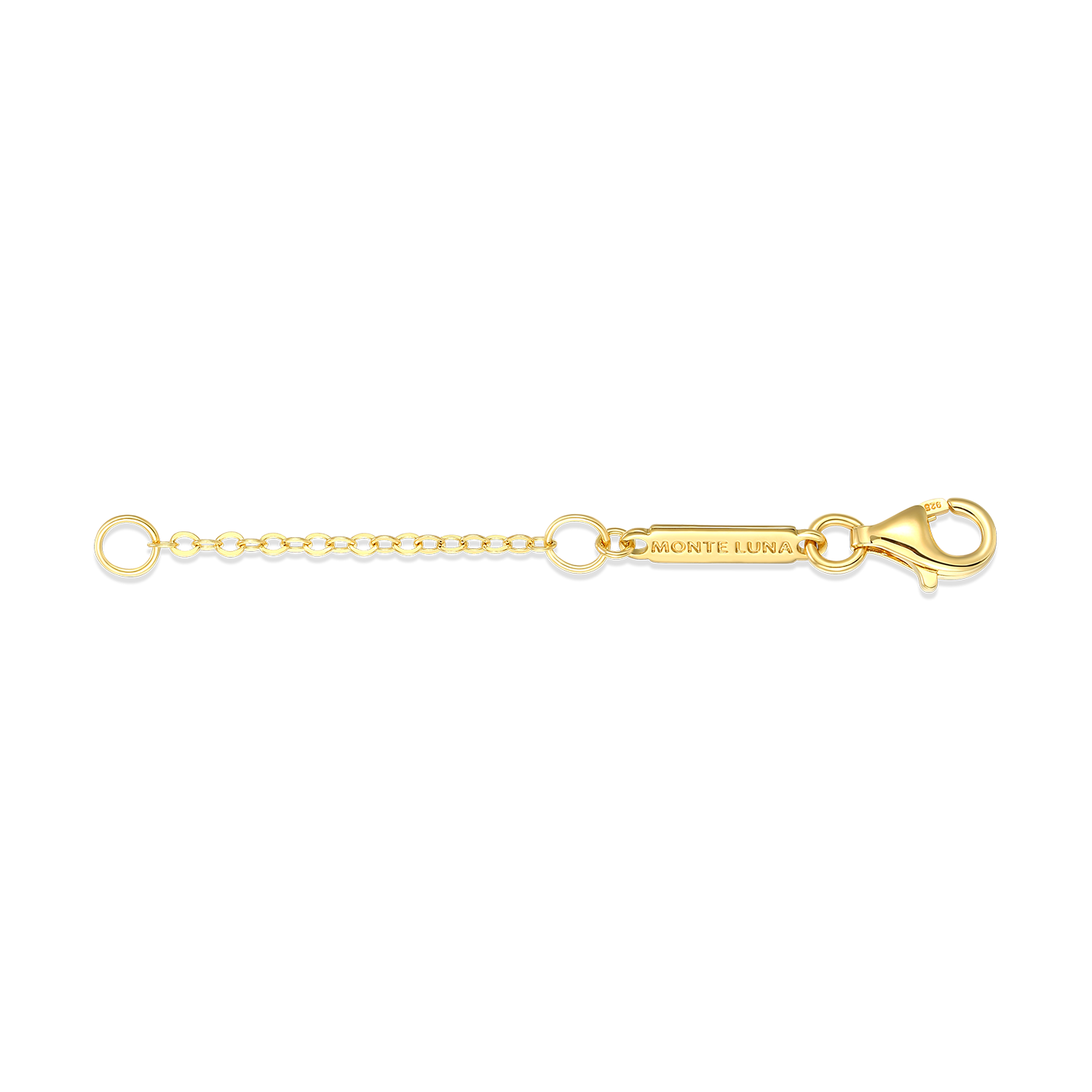 ZB0006Y - 2" Cable Chain Extender in 14K Yellow Gold-Plated Sterling Silver