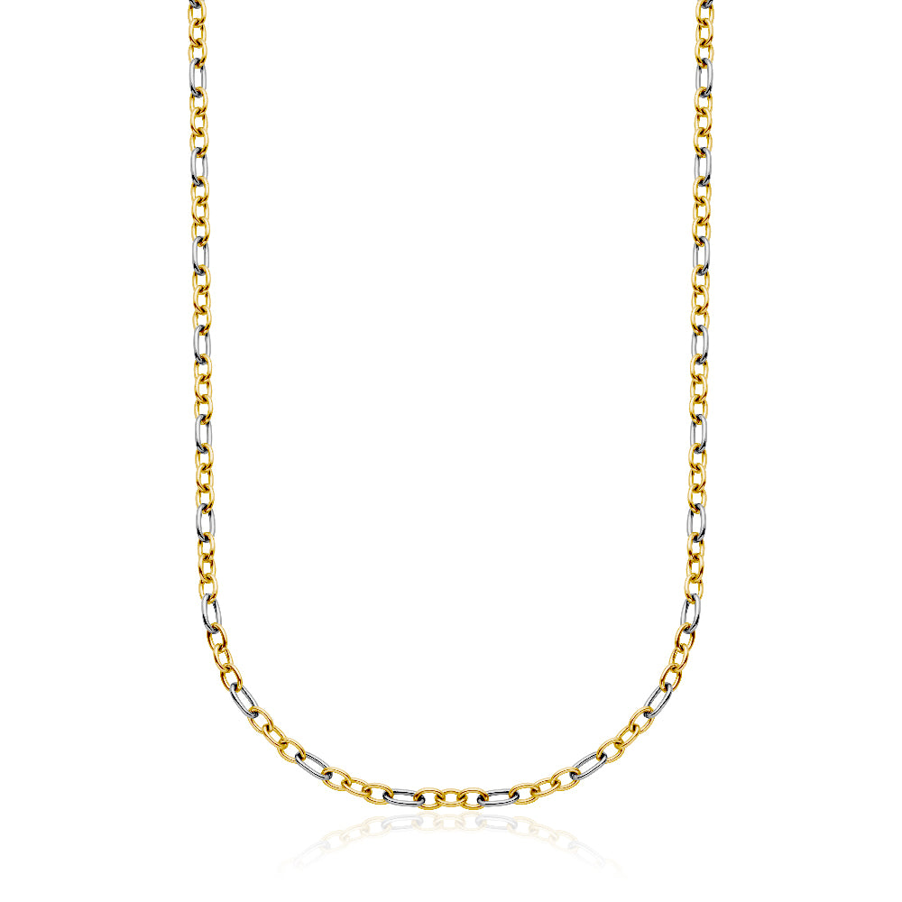 Steelx Two Tone Fancy Chain Neck 32"*