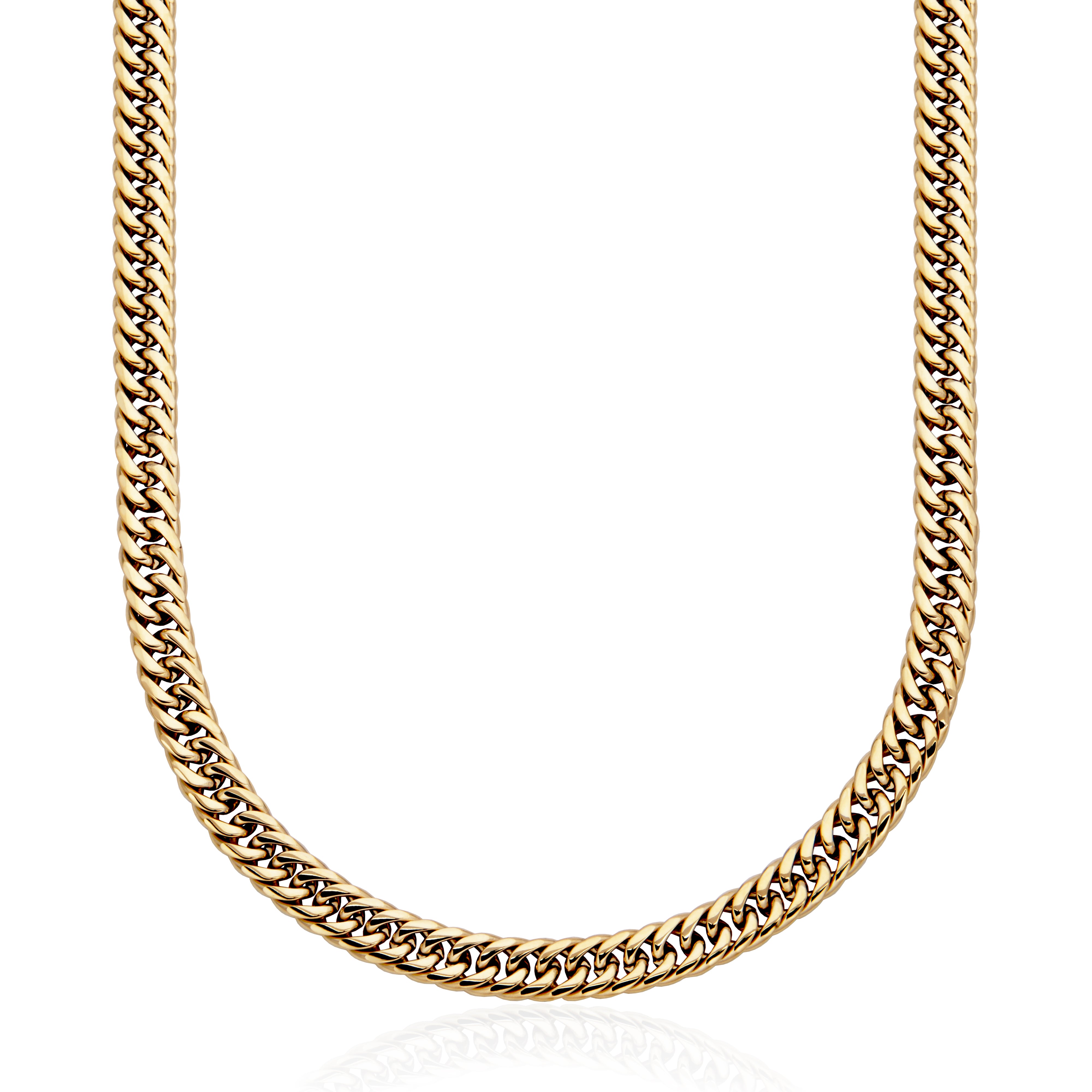 CJ Steelx 8mm Curb Chain - Gold