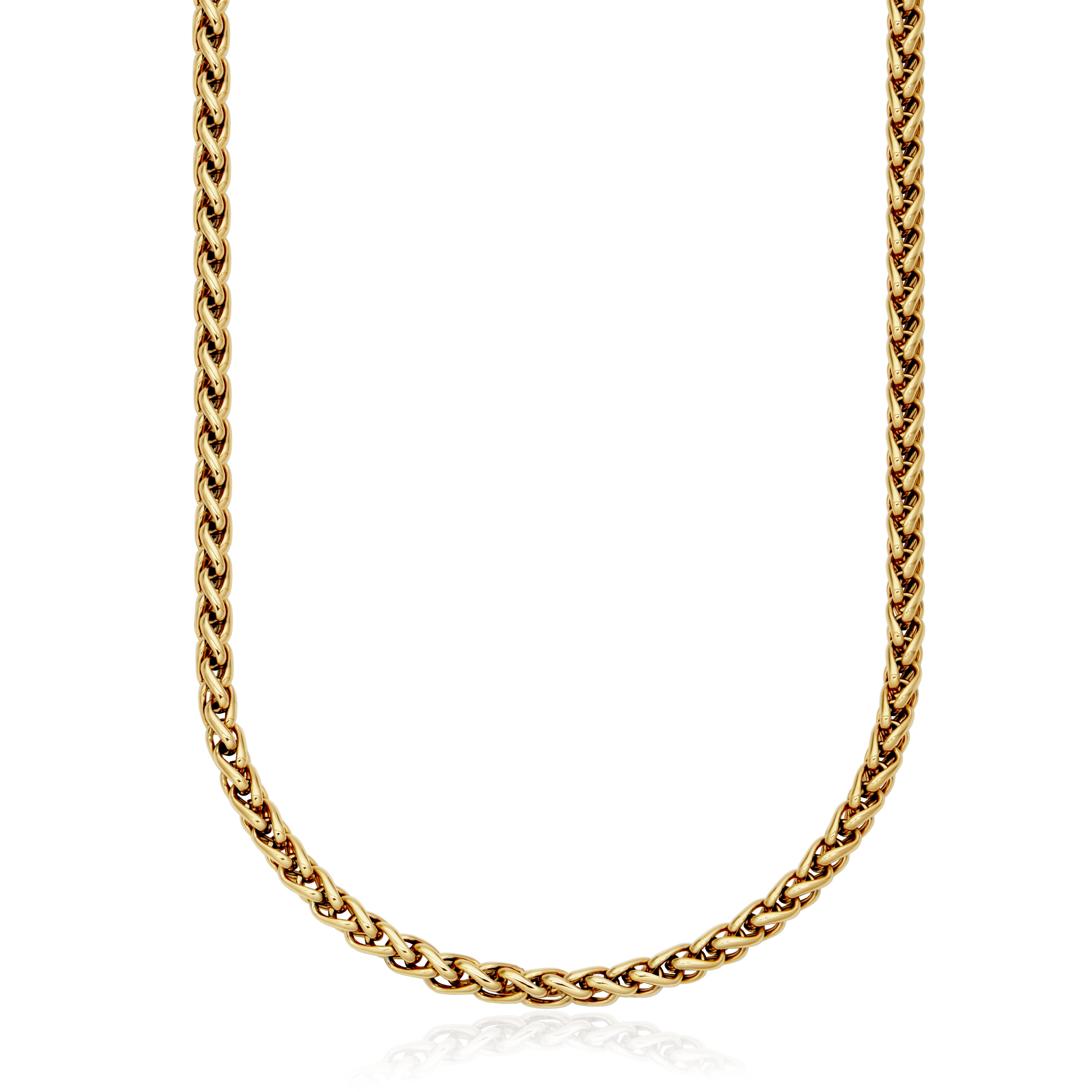 CJ Steelx 6mm Wheat Chain - Gold
