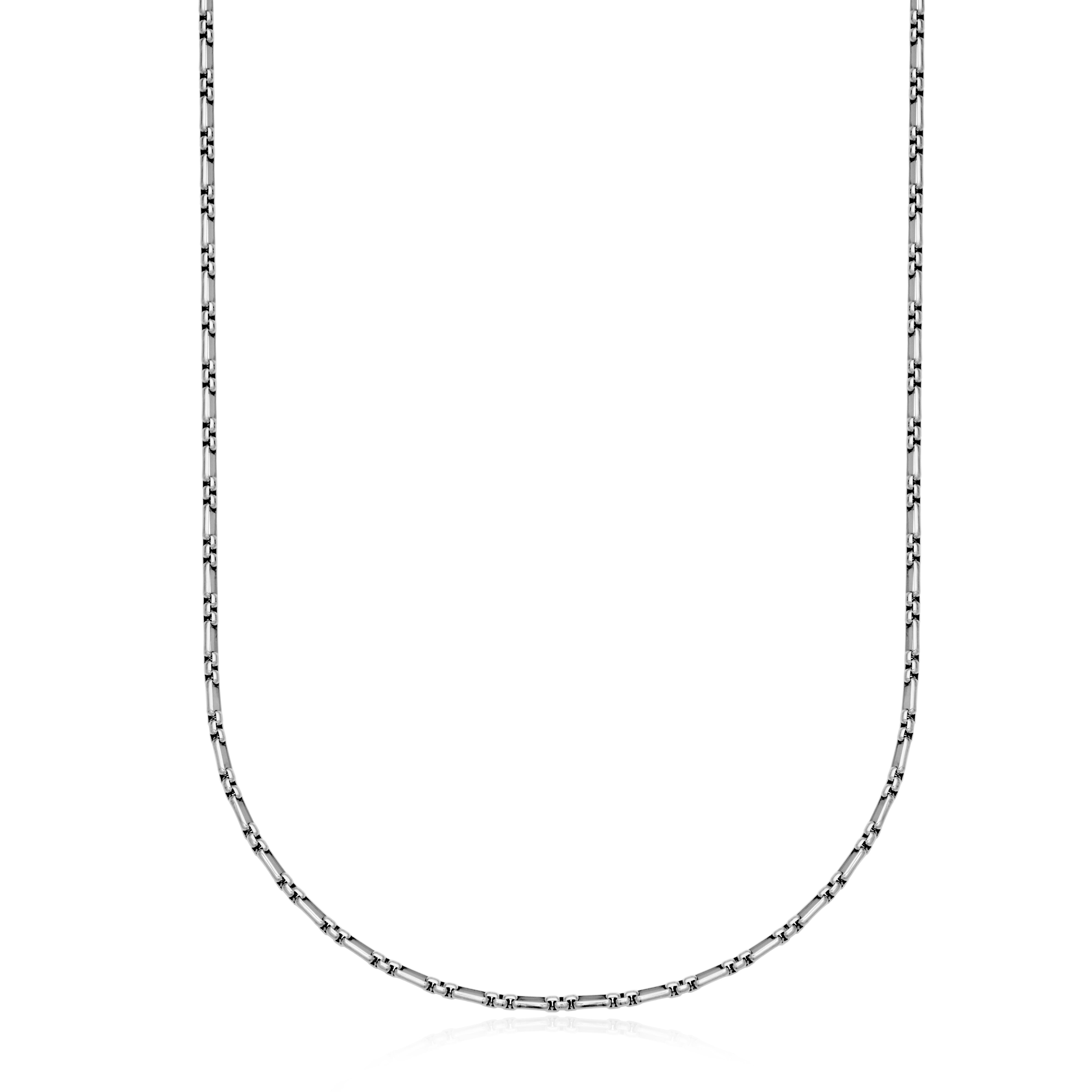 Steelx 2.5Mm Fancy Link Chain Necklace 16+2"