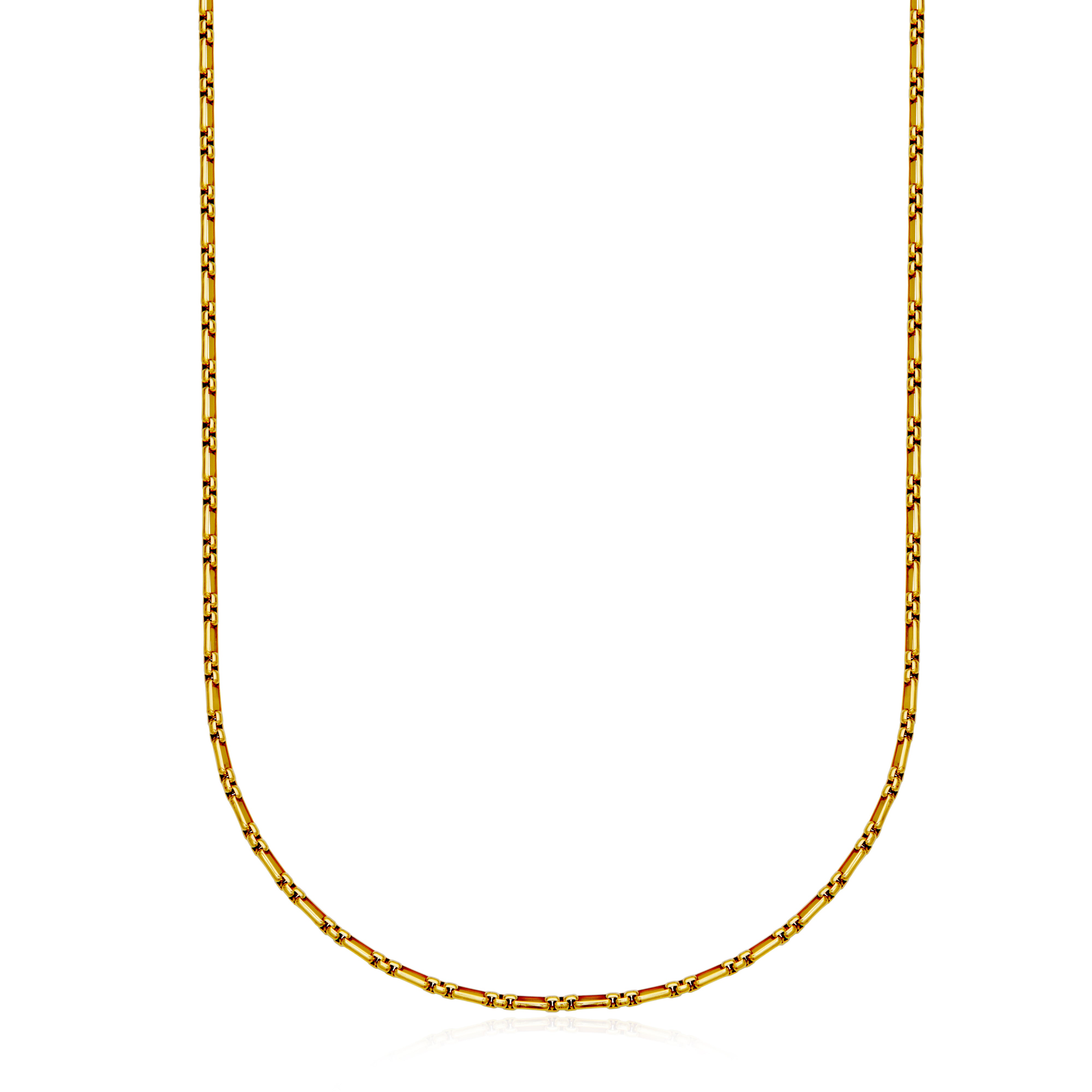 Steelx  Ipgd 2.5Mm Fancy Link Chain Necklace 16+2"