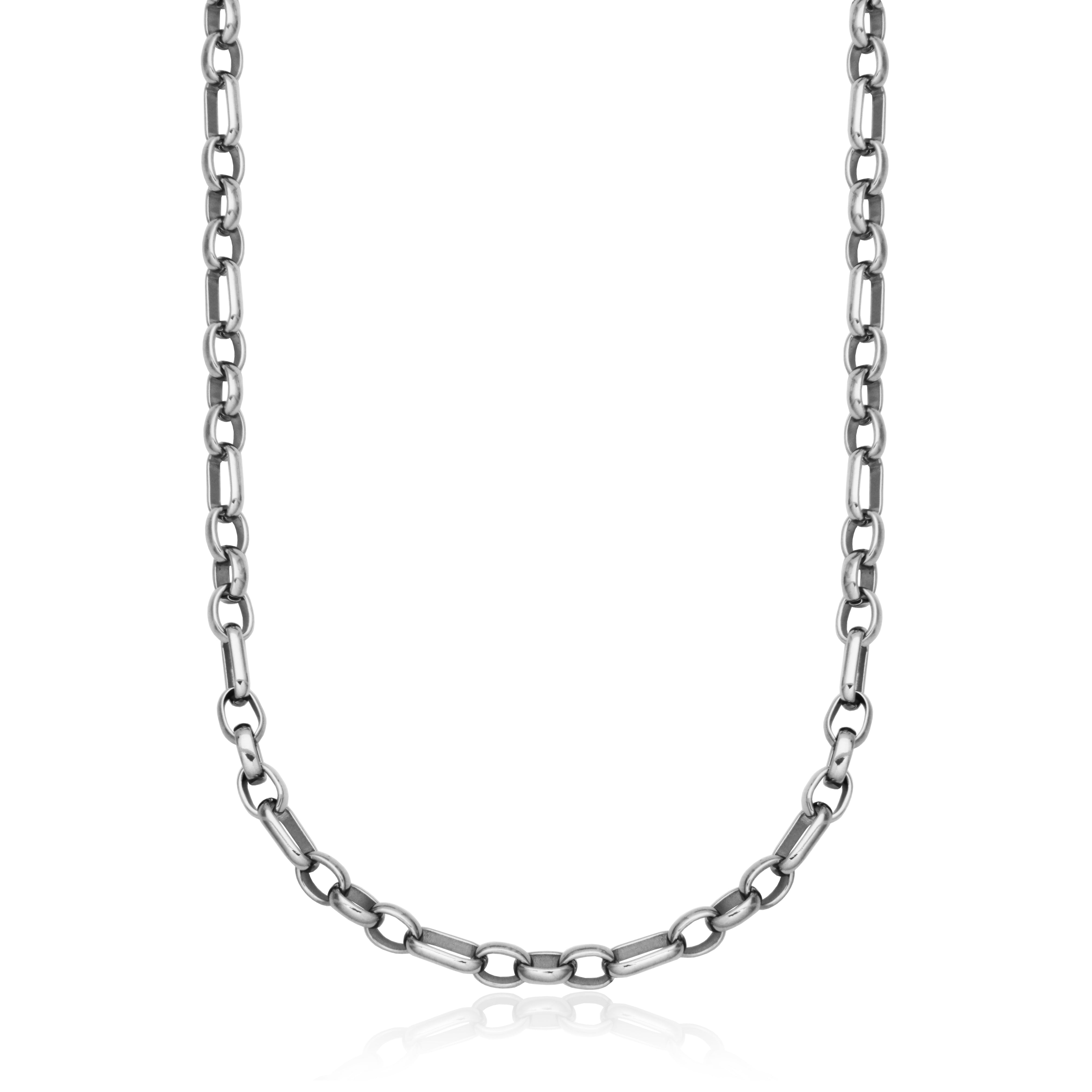 Steelx 7Mm Chunky Link Chain Neck 20"