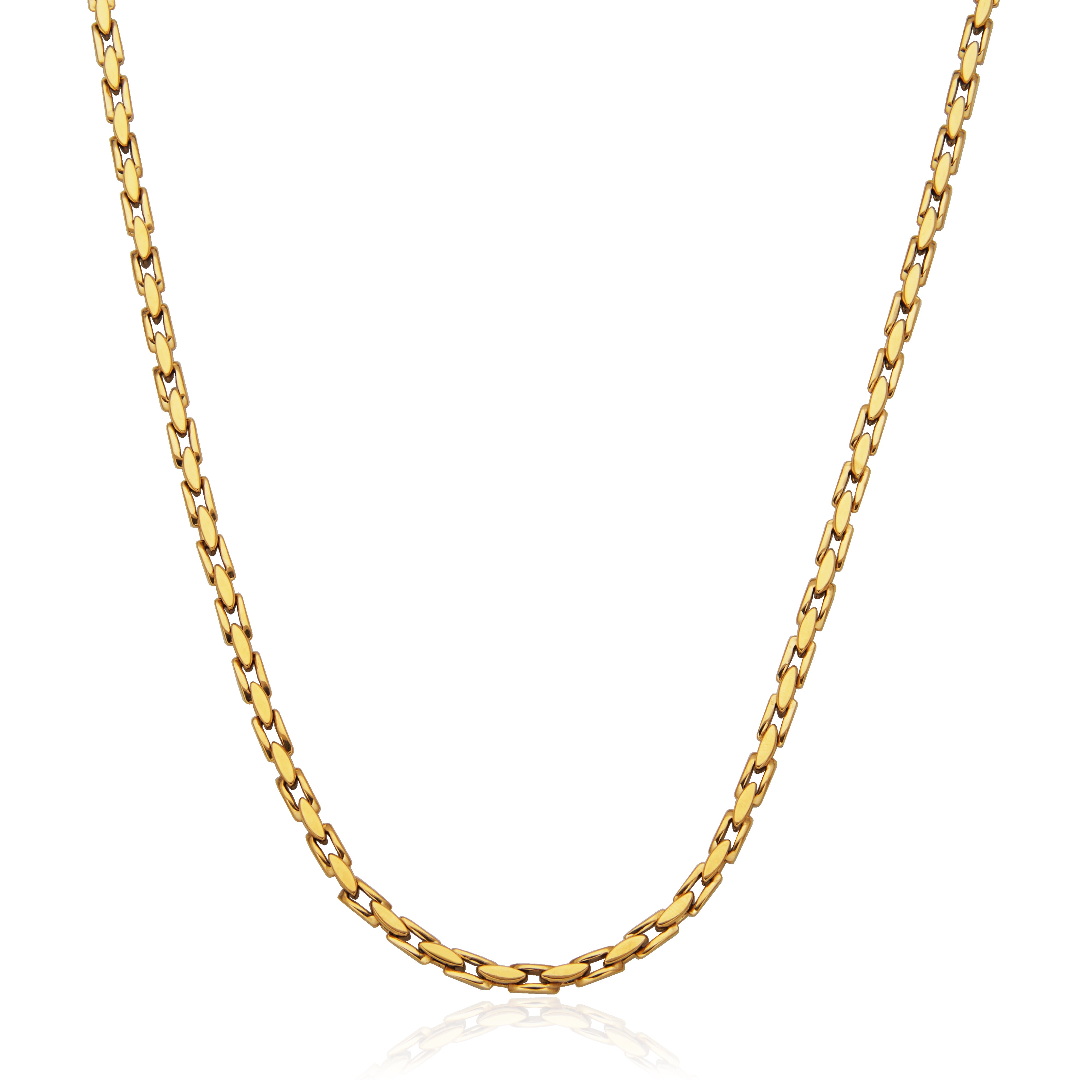 T0XJ930220 - Fluted Chain Necklace