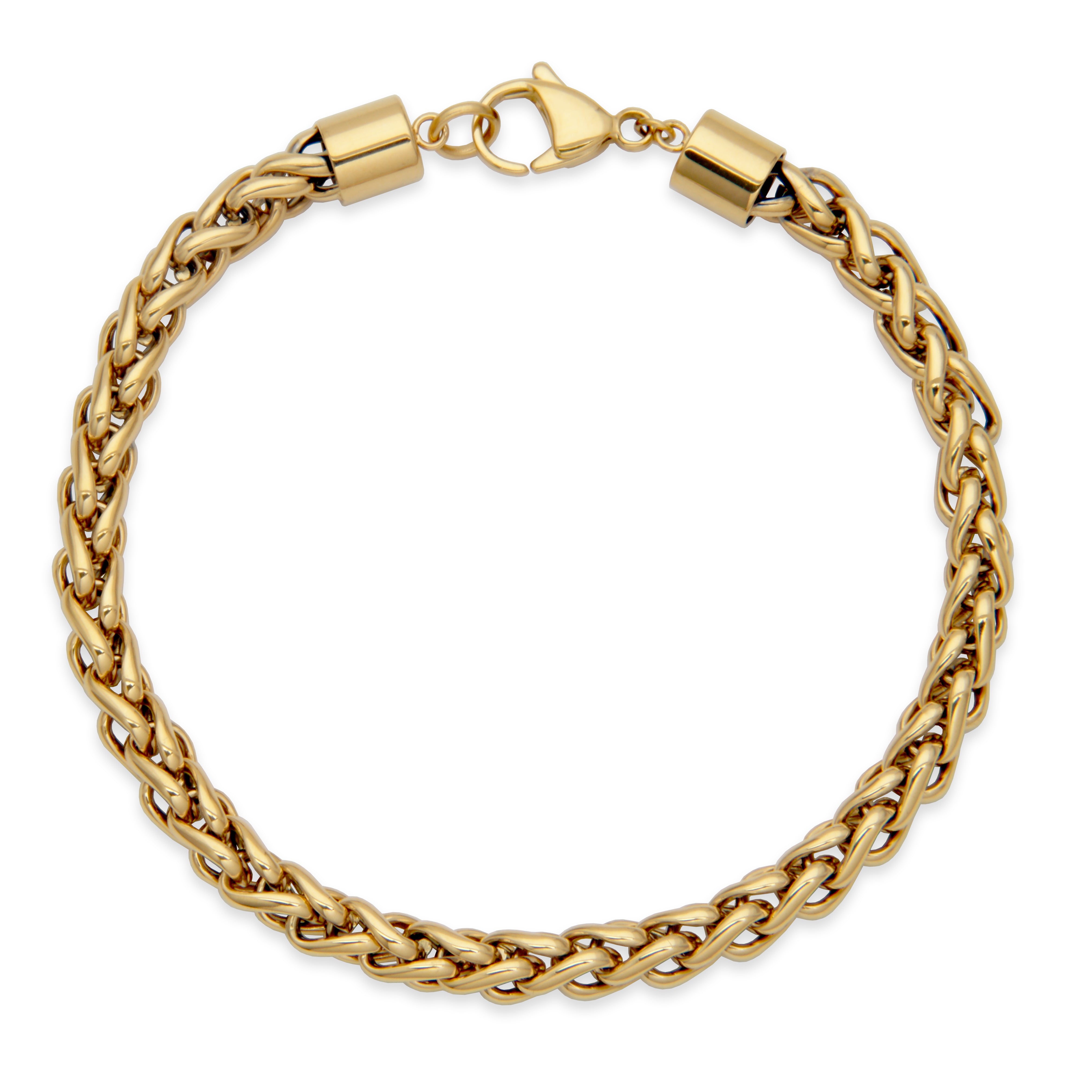 CJ Steelx 6mm Wheat Chain - Gold
