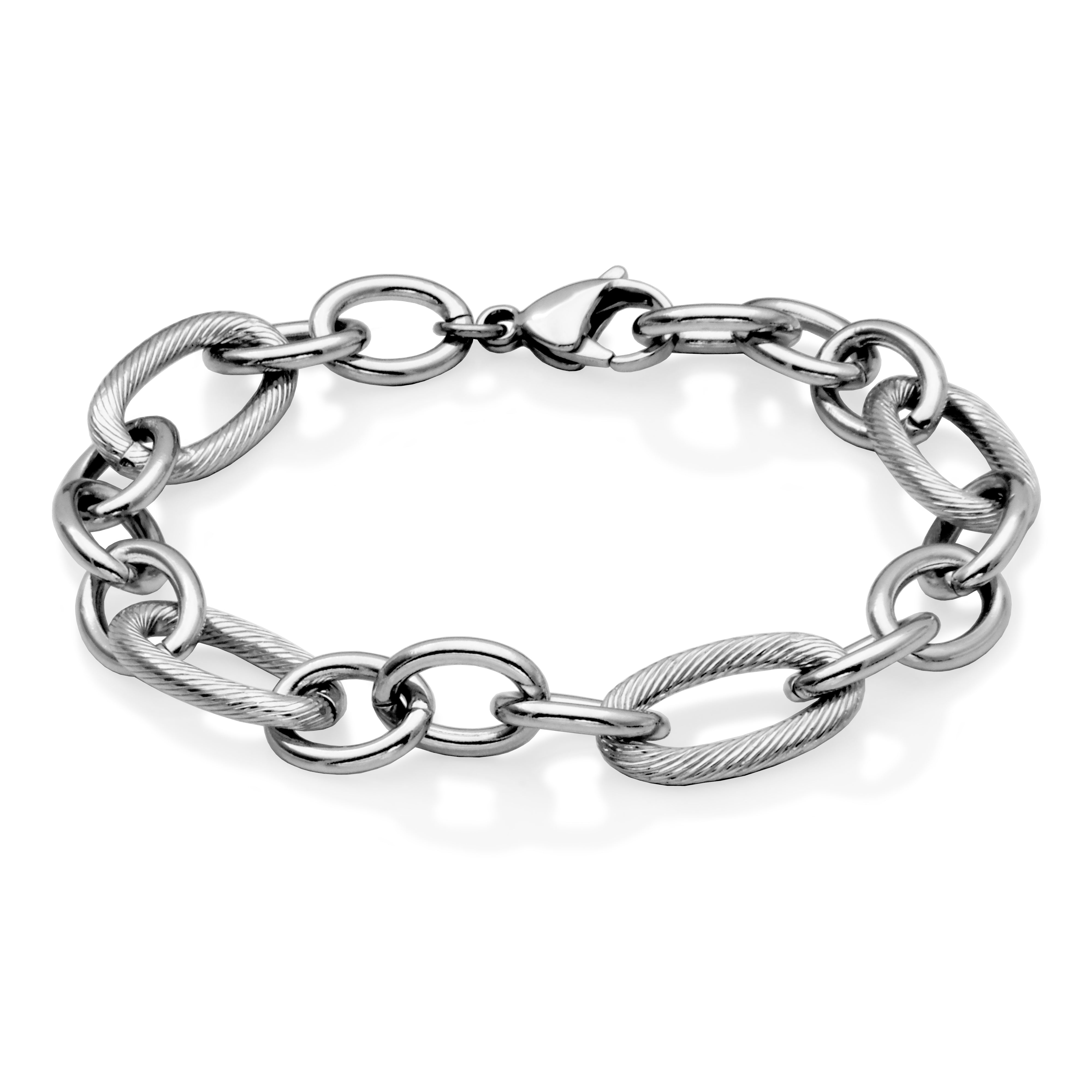 Steelx 9Mm Link Chain Bracelet 7.5"