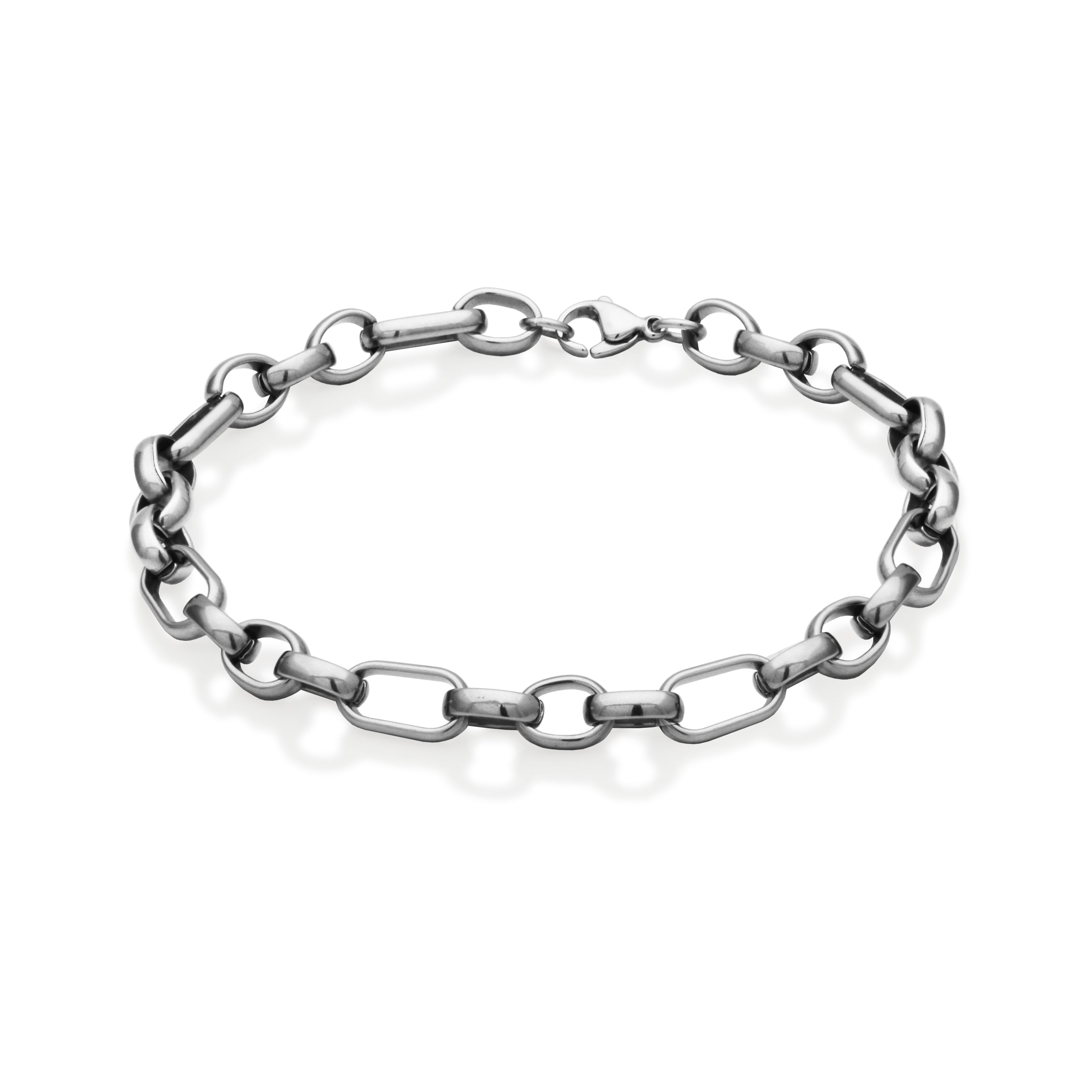 Steelx 7Mm Chunky Link Chain Bracelet 8"