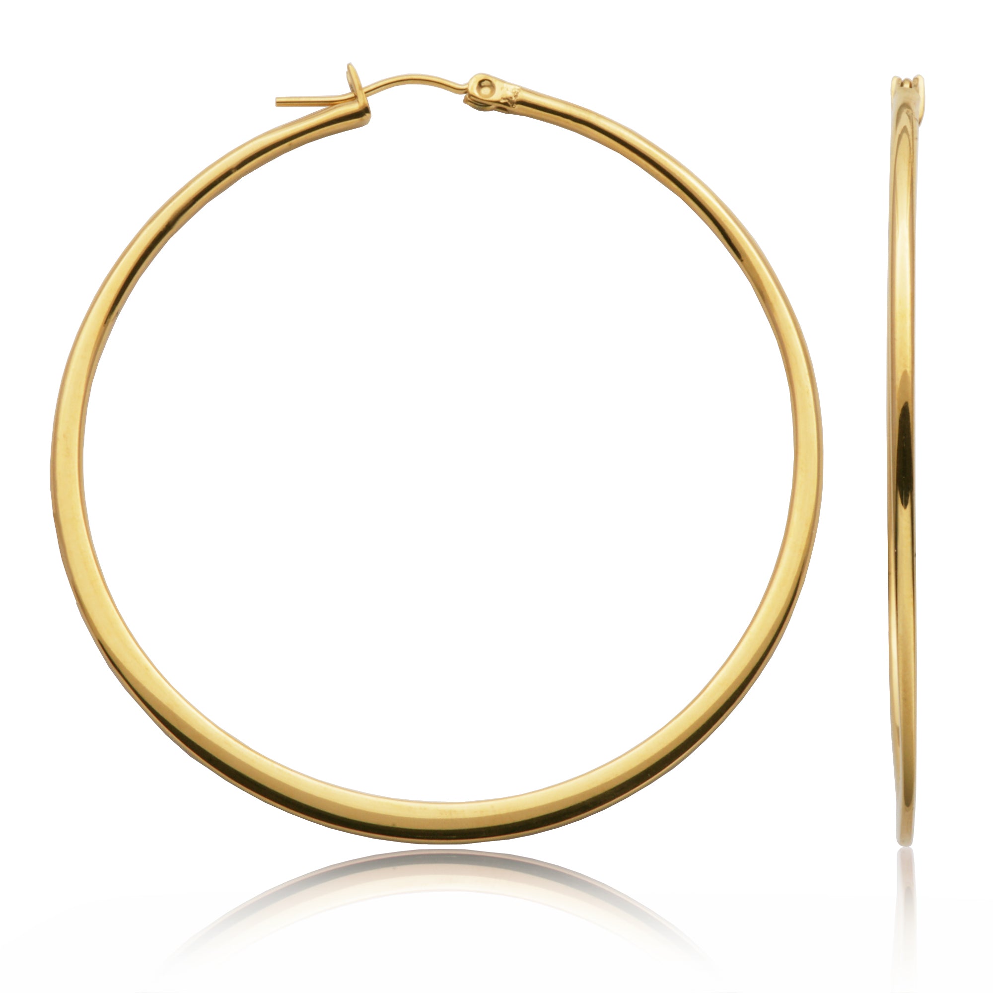 Steelx Ip Gold Hoop 50Mm