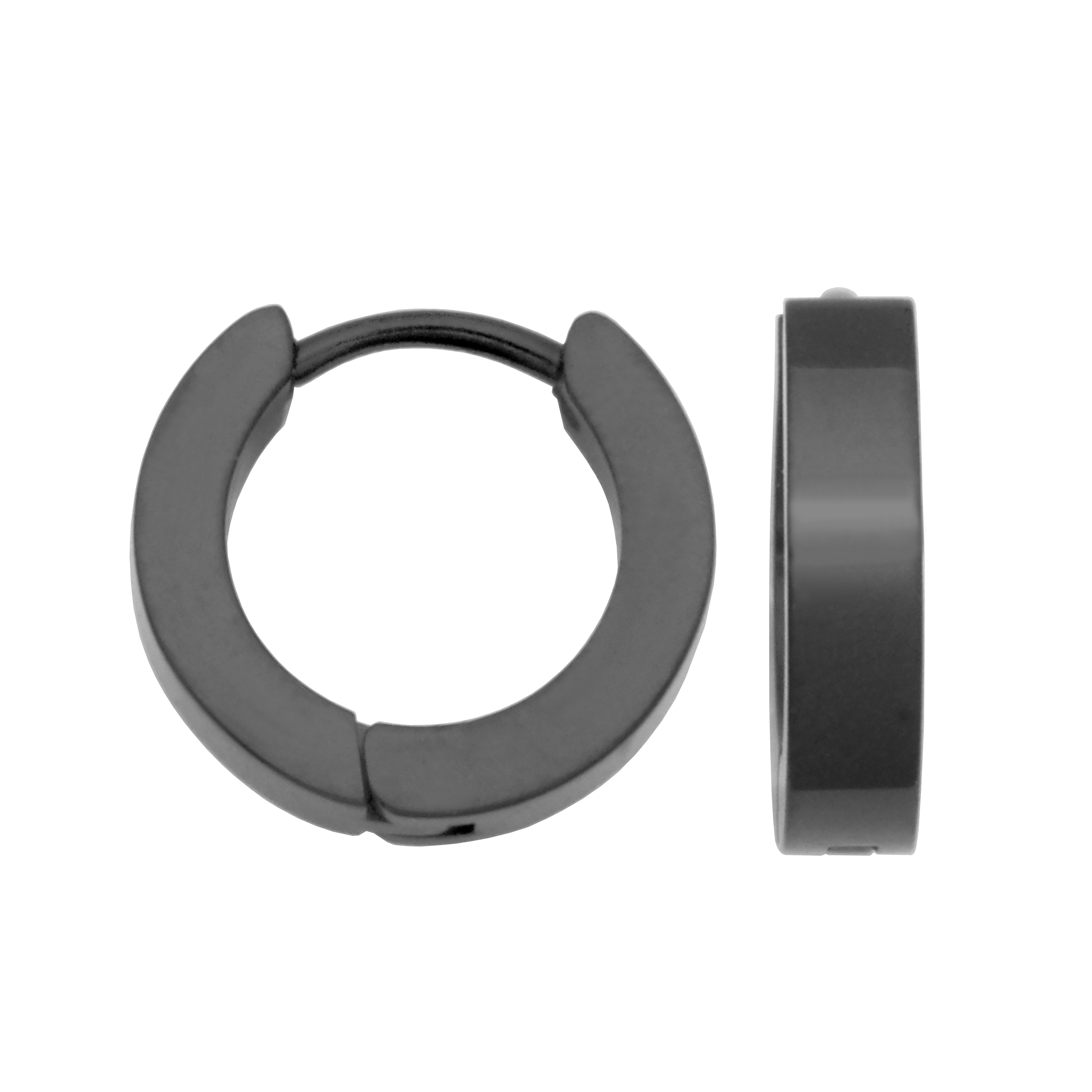 Steelx Stainless Steel 13Mm Ip Black Huggies.