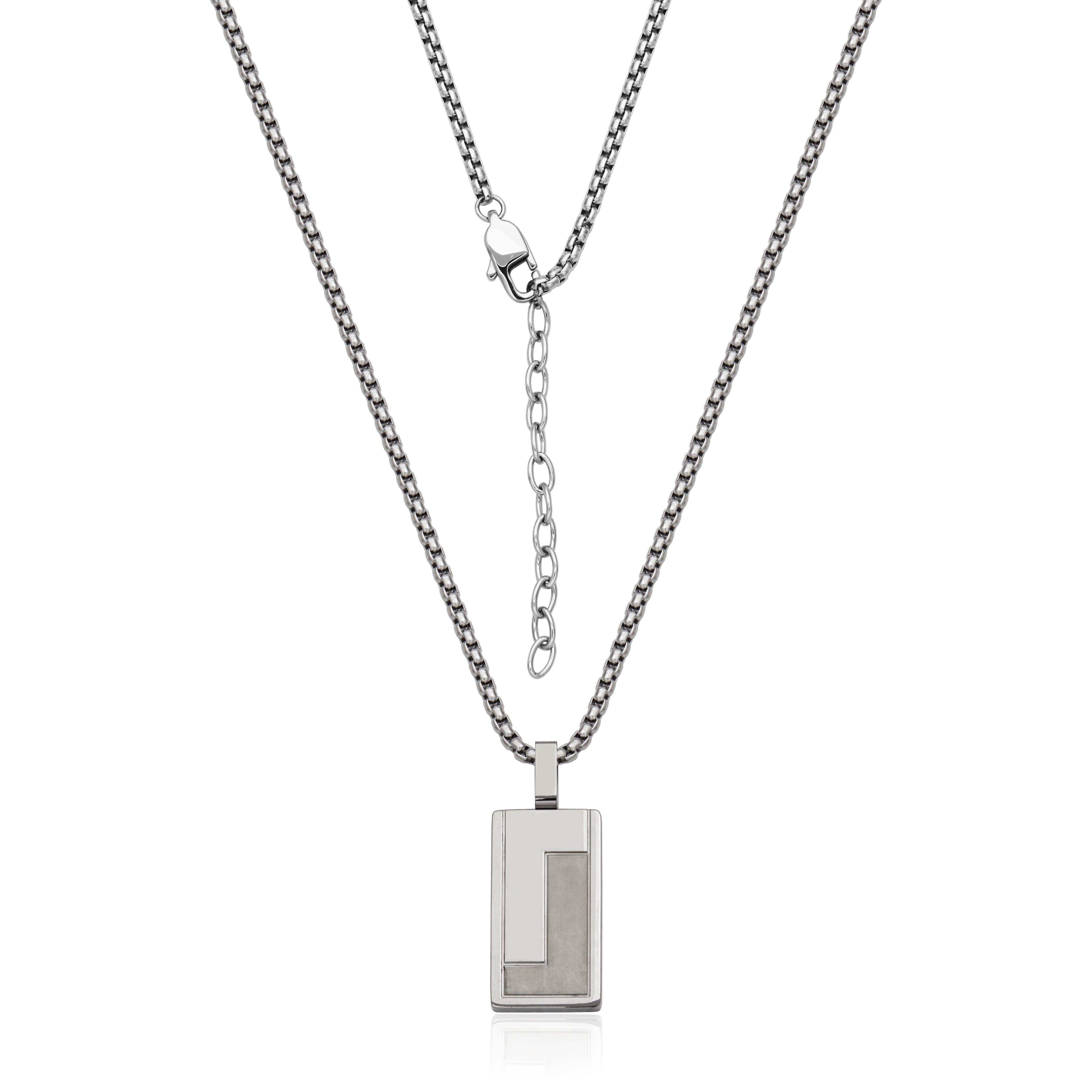 Steelx Dog Tag Pend 24*35Mm 22"