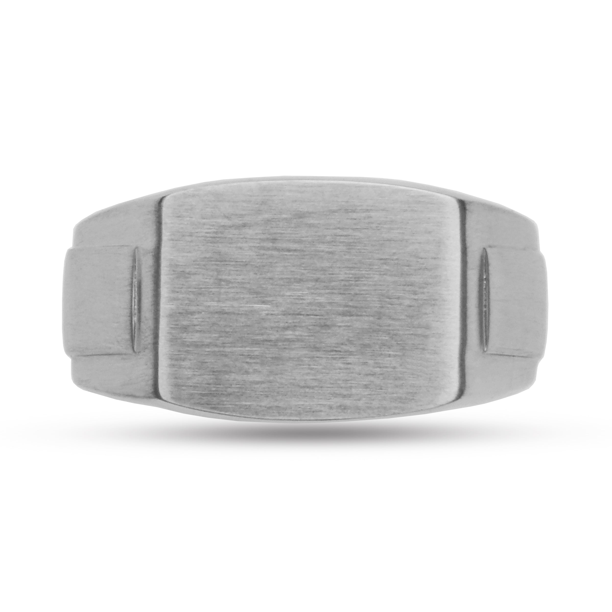 Steelx 13 Mm Width Signet Ring