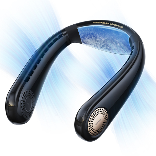 COOLiFY Air Wearable Neck Air Conditioner, Black