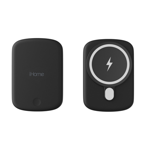 10,000mAh Magnetic Wireless Charging Power Bank, Black