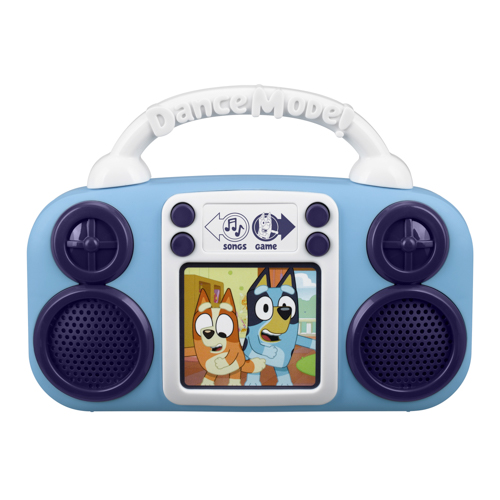 Bluey Toy Music Boombox w/ Musical Statues Game, Ages 3+ Years