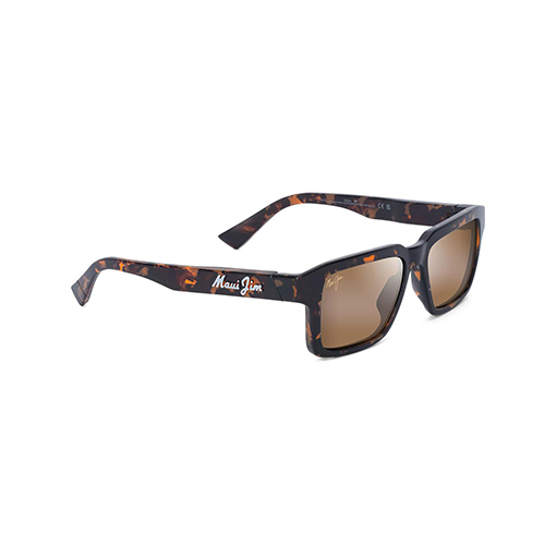 Kahiko Polarized Sunglasses, Matte Dark Havana Frame, HCL Bronze Lens