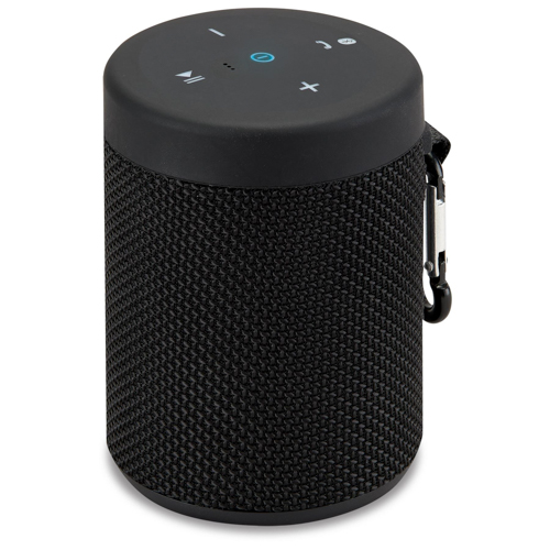 Waterproof Fabric Portable Speaker w/ Speakerphone, Black