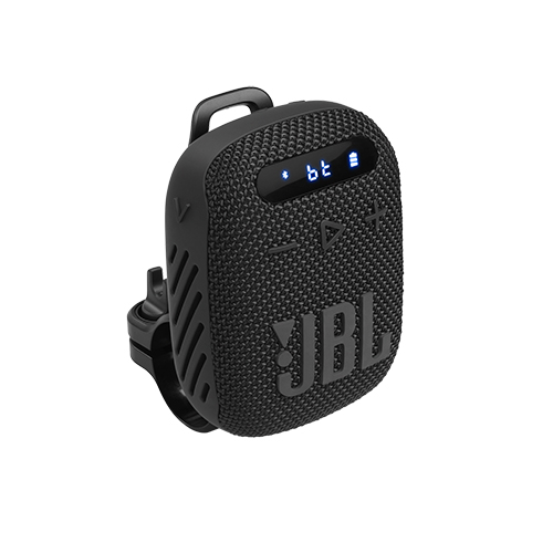 Wind3 Portable Bluetooth Speaker for Cycles, Black