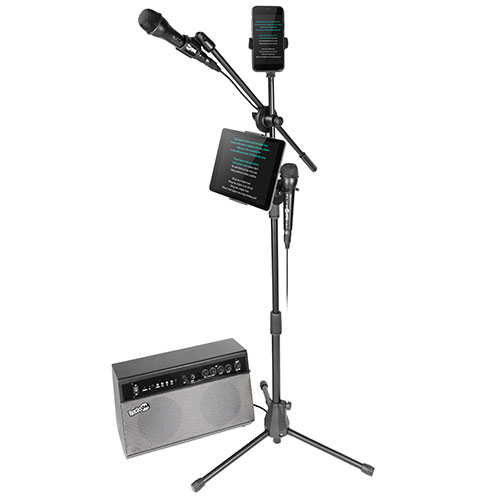 Karaoke Speaker Super Kit, Black