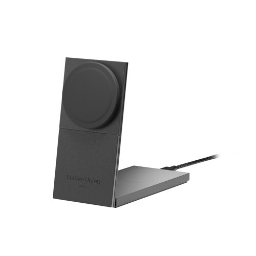 Rise 2-in-1 Qi2 Magnetic Wireless Charger, Black
