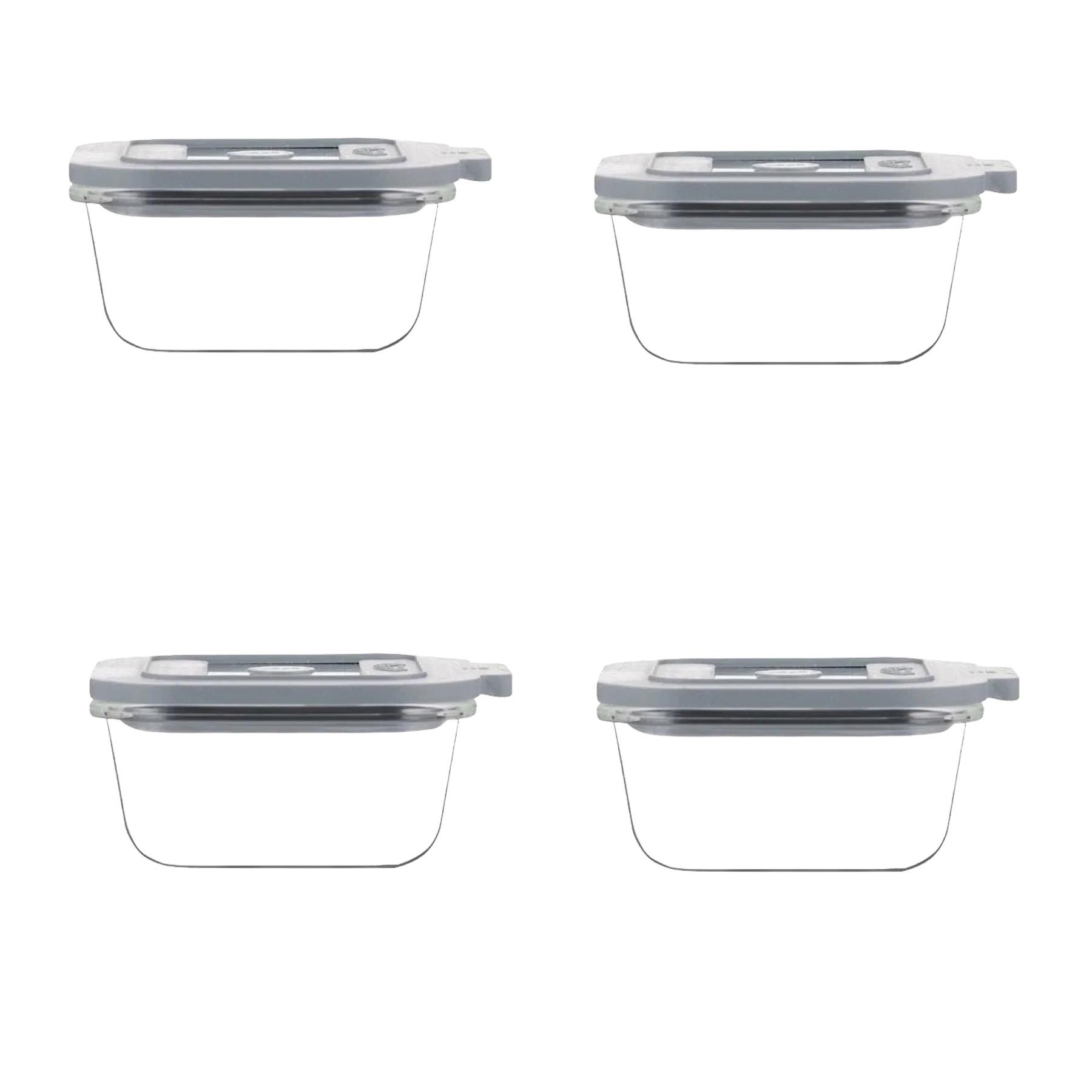 Kilner Fresh Storage Square 10.5 Fl Oz - 4-pack