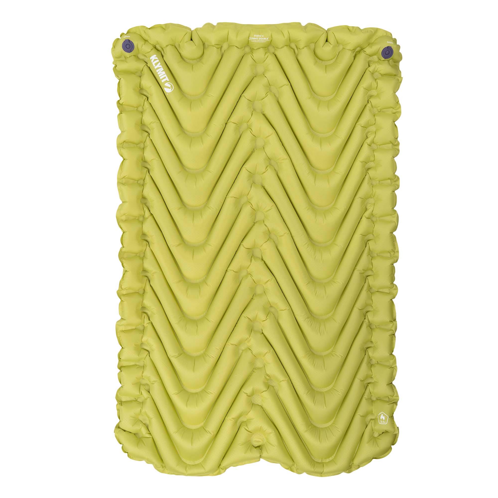 Static V Summit Double Sleeping Pad - Chartreuse