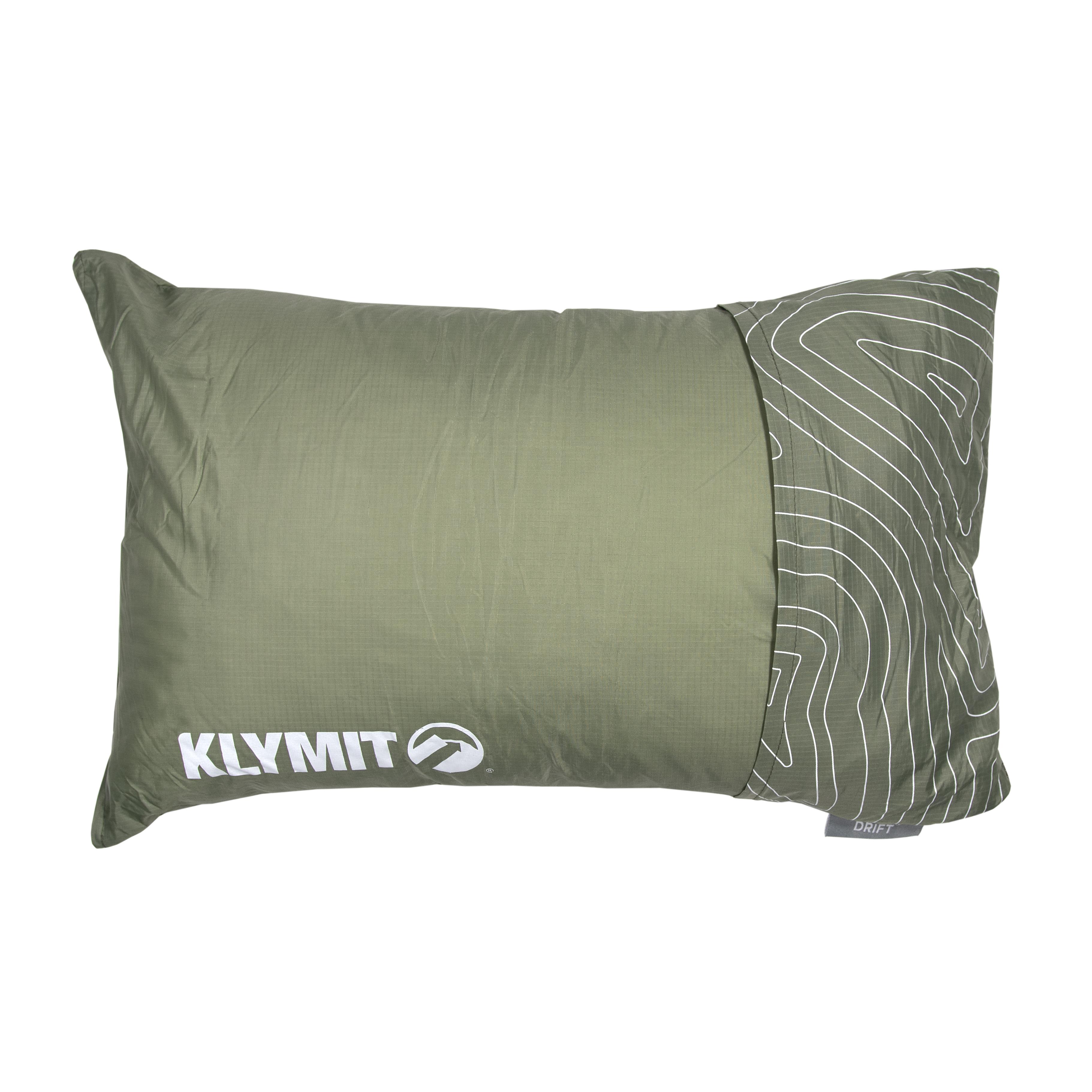 Drift Summit Camp Pillow- Oil Green